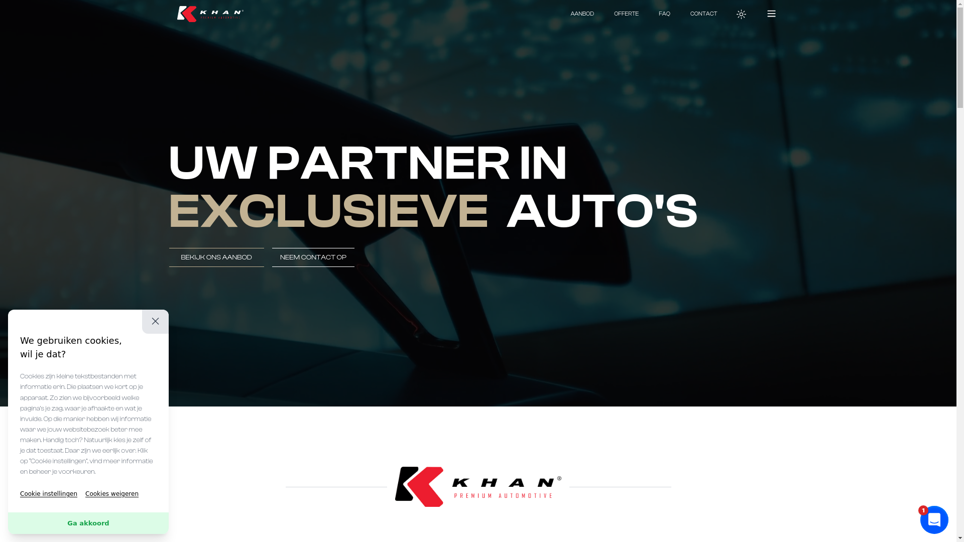 website screenshot of https://khanpremium.nl/
