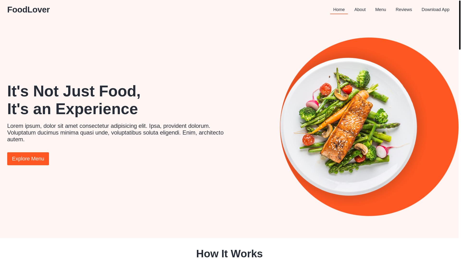 website screenshot of https://thehonesttable.pages.dev/