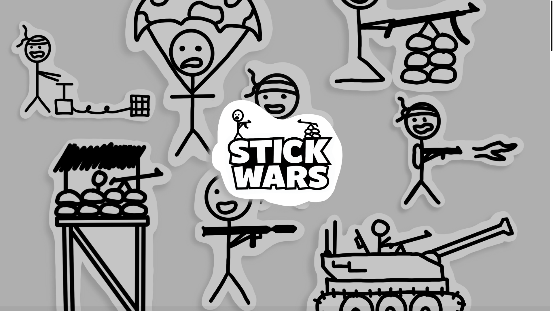 website screenshot of https://stickwars-fun.pages.dev/