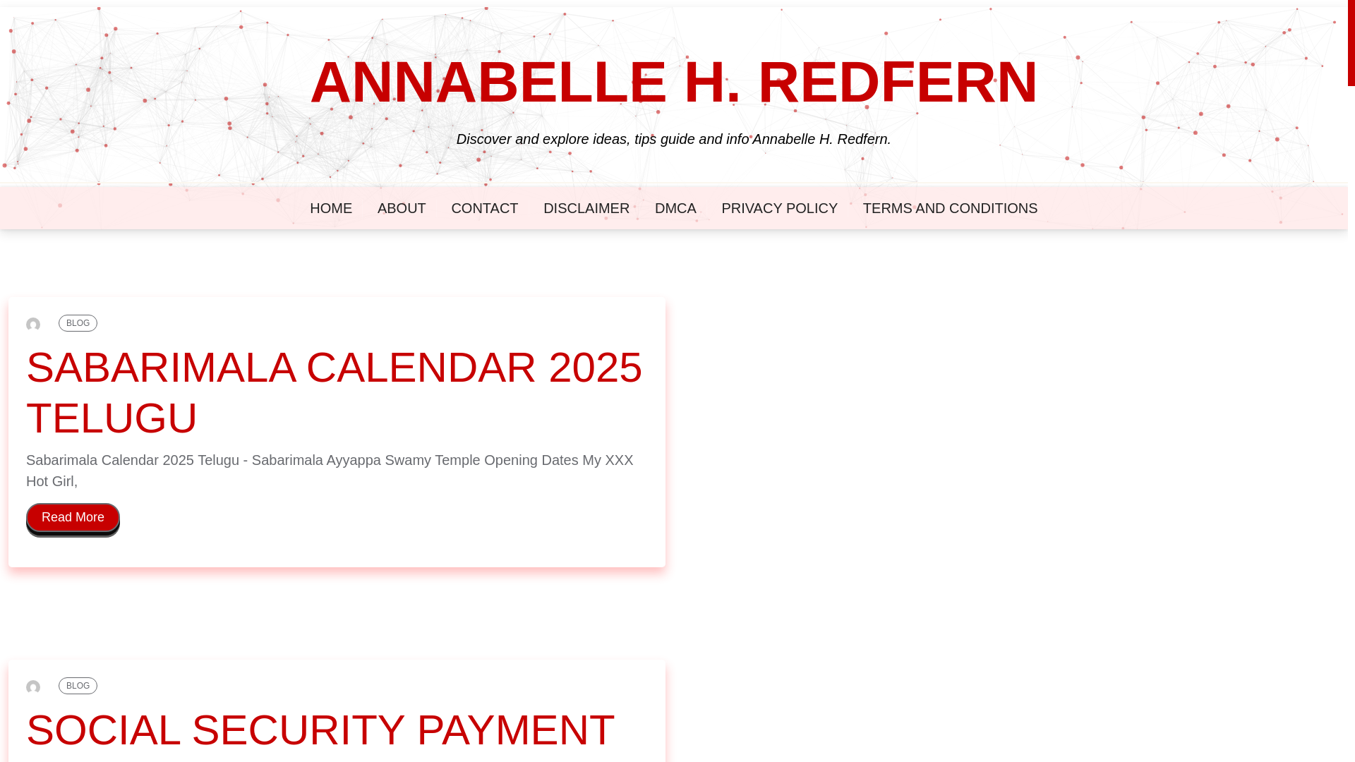 website screenshot of https://annabellehredfern.pages.dev/