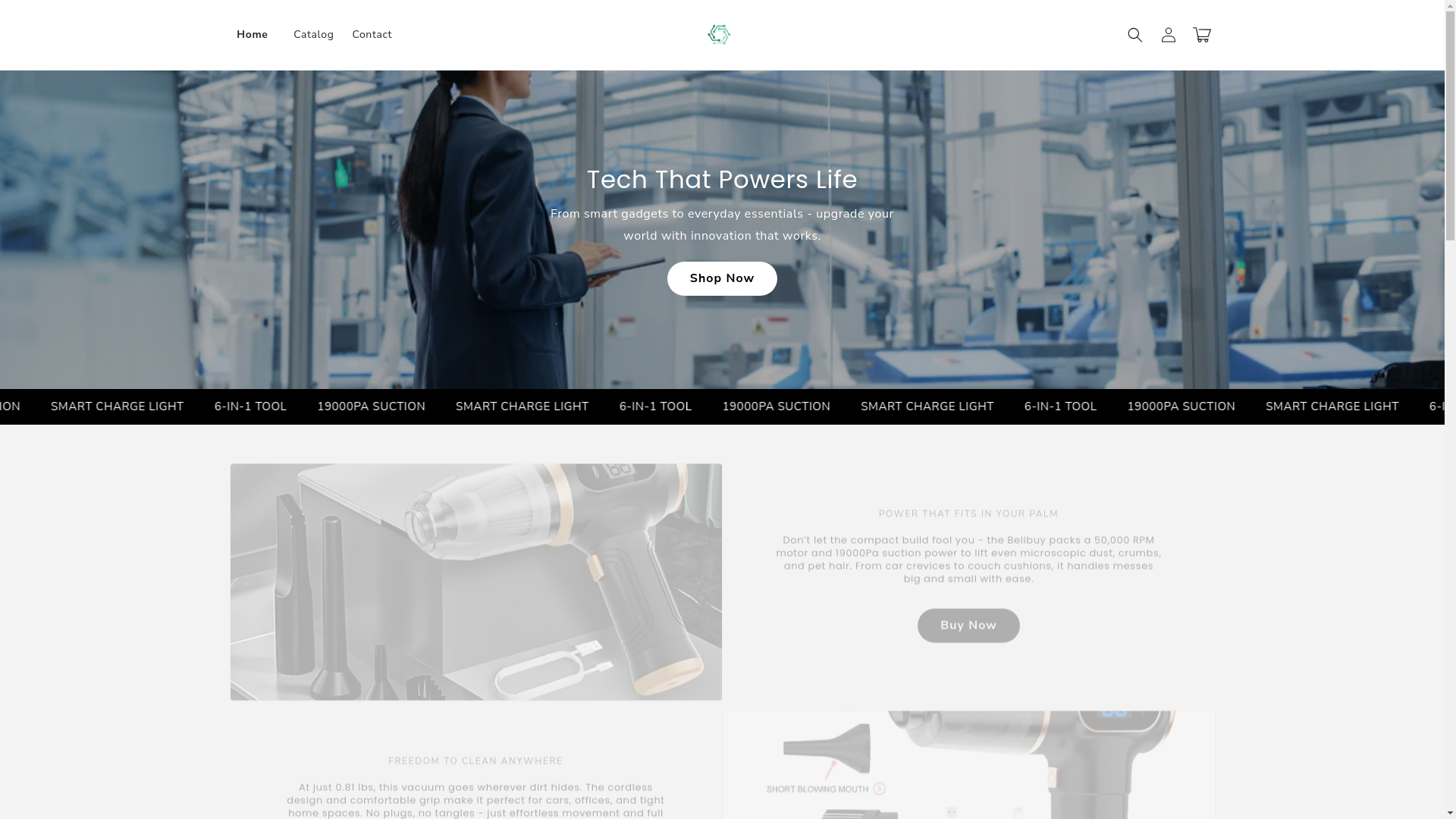 website screenshot of https://smithygadgets.store/