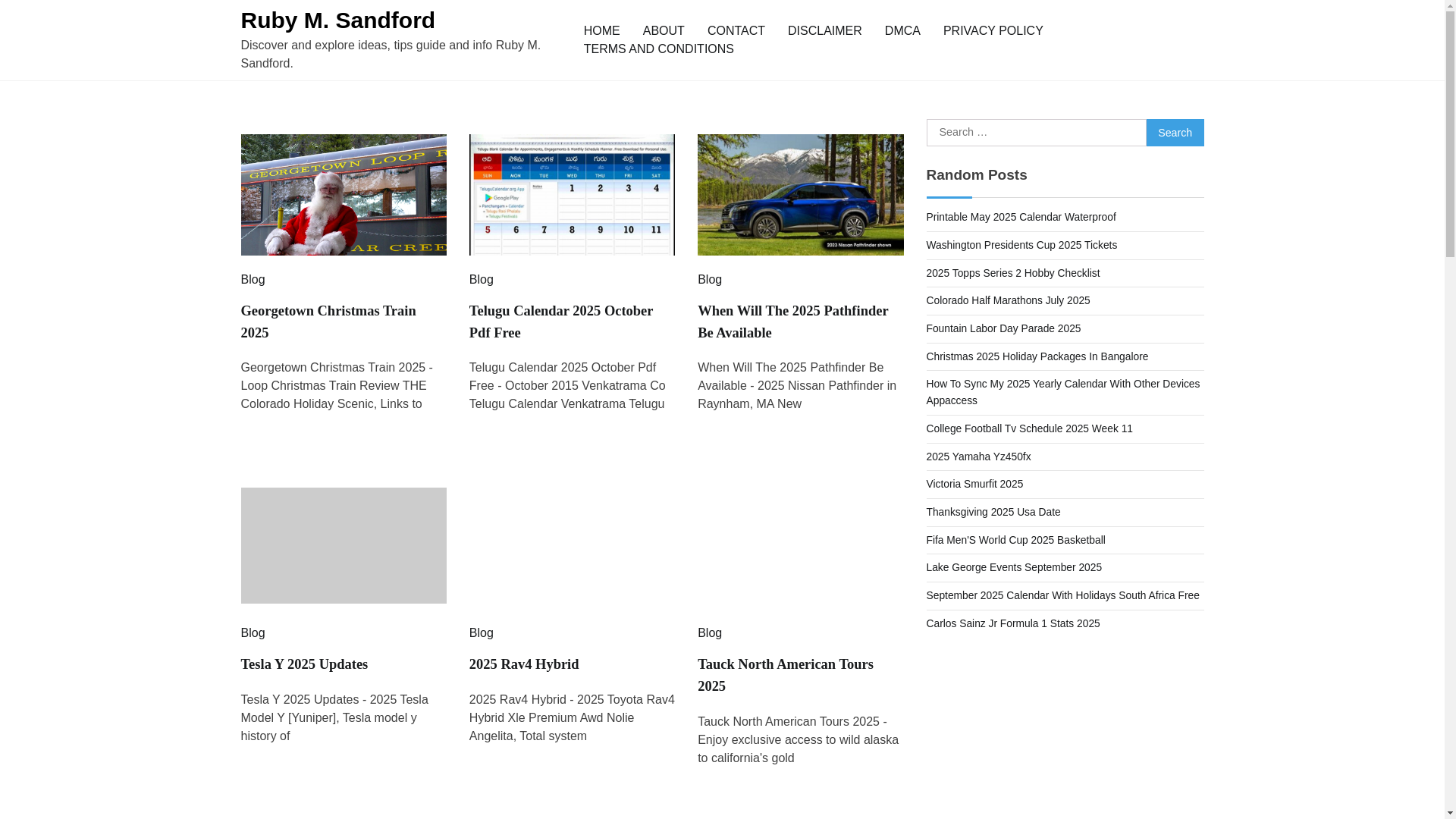 website screenshot of https://rubymsandford.pages.dev/
