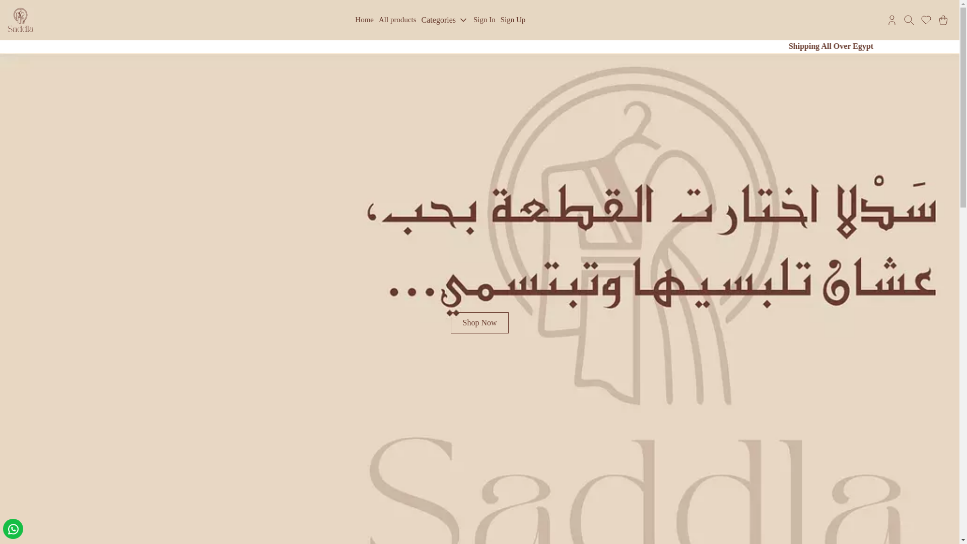 website screenshot of https://saddla.com/