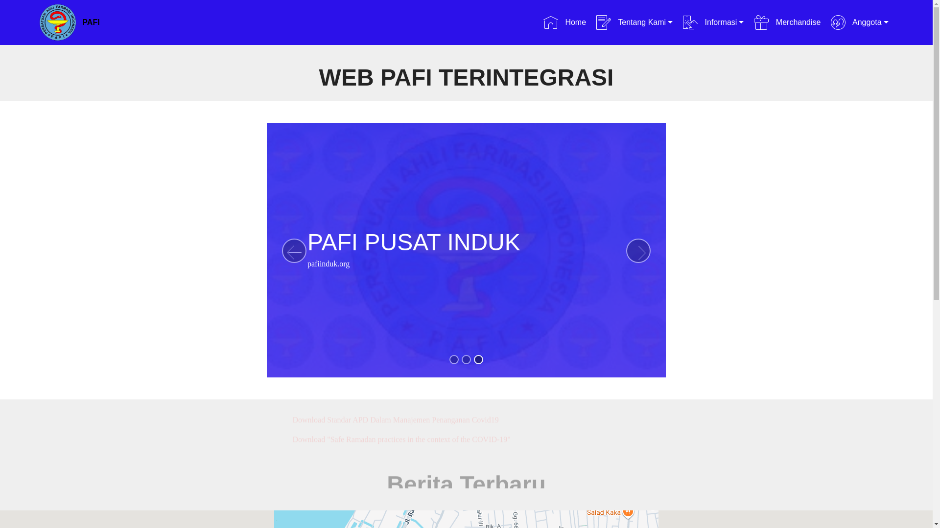 website screenshot of https://pafi-banjarmasin-org.pages.dev/
