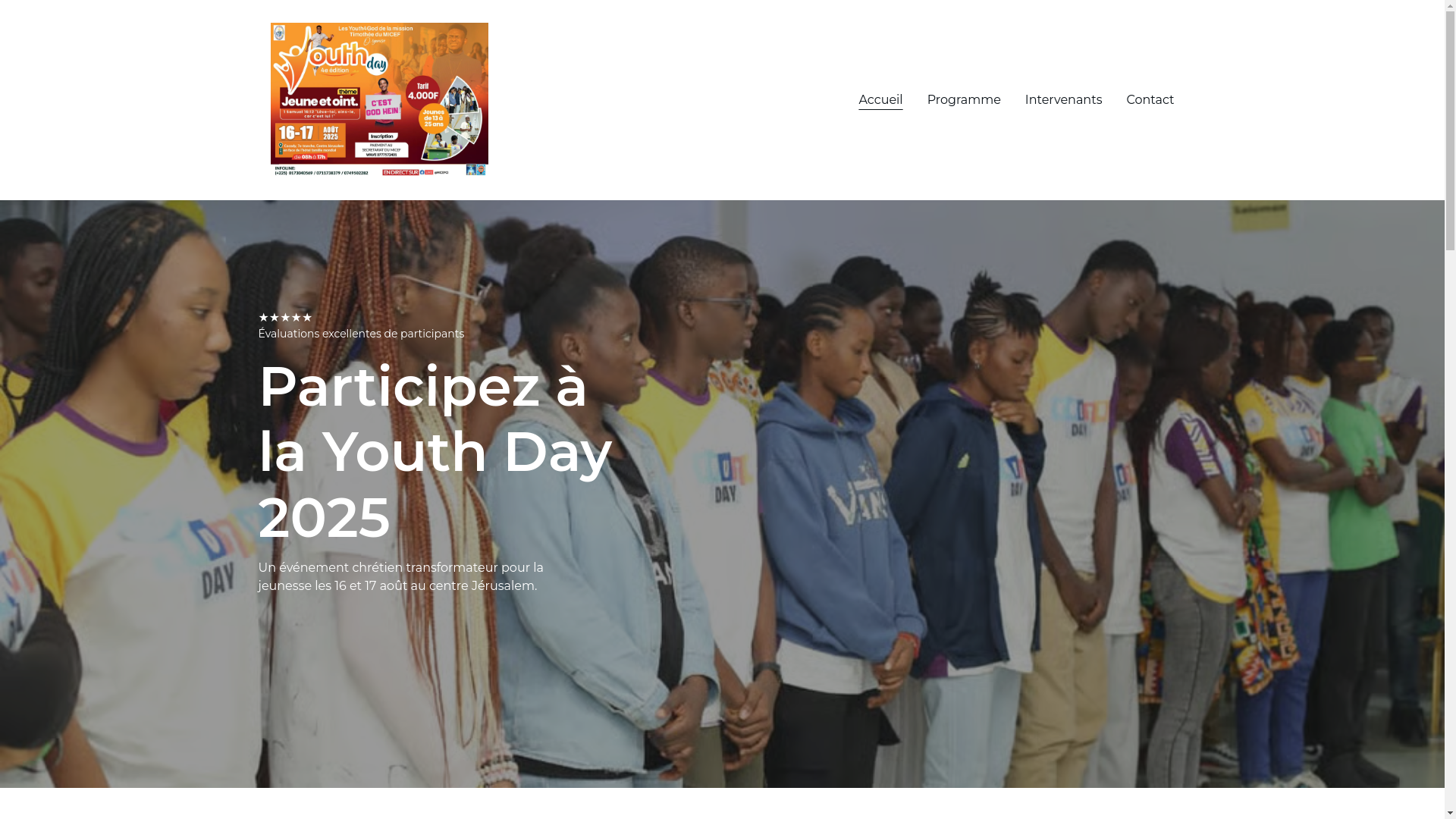 website screenshot of https://youthday2025.site/