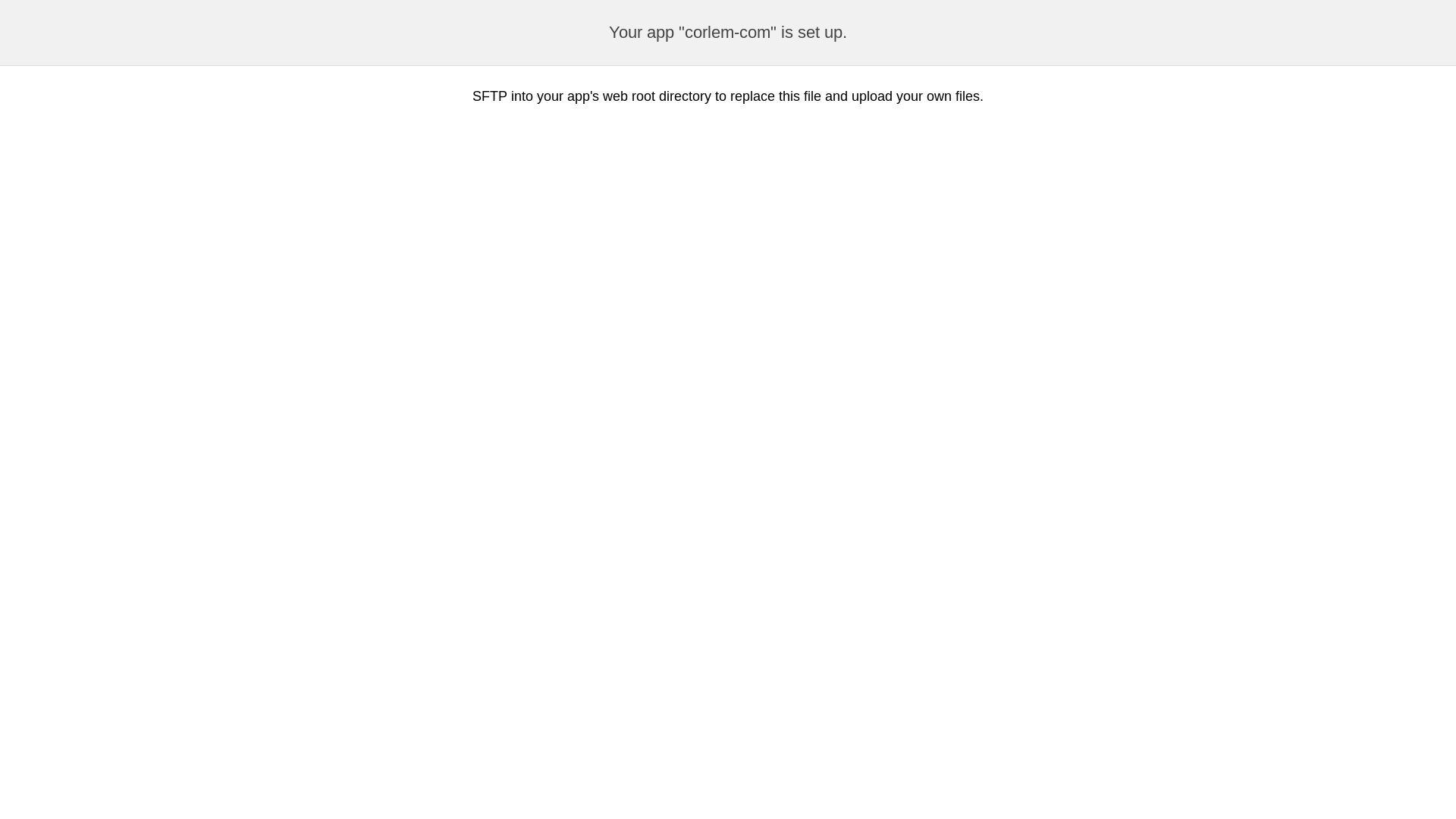 website screenshot of https://corlem.com/