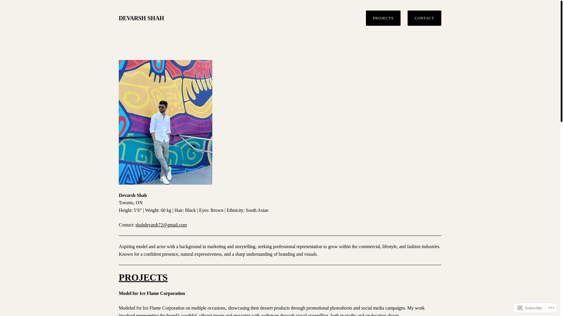 website screenshot of https://shahdevarsh.com/