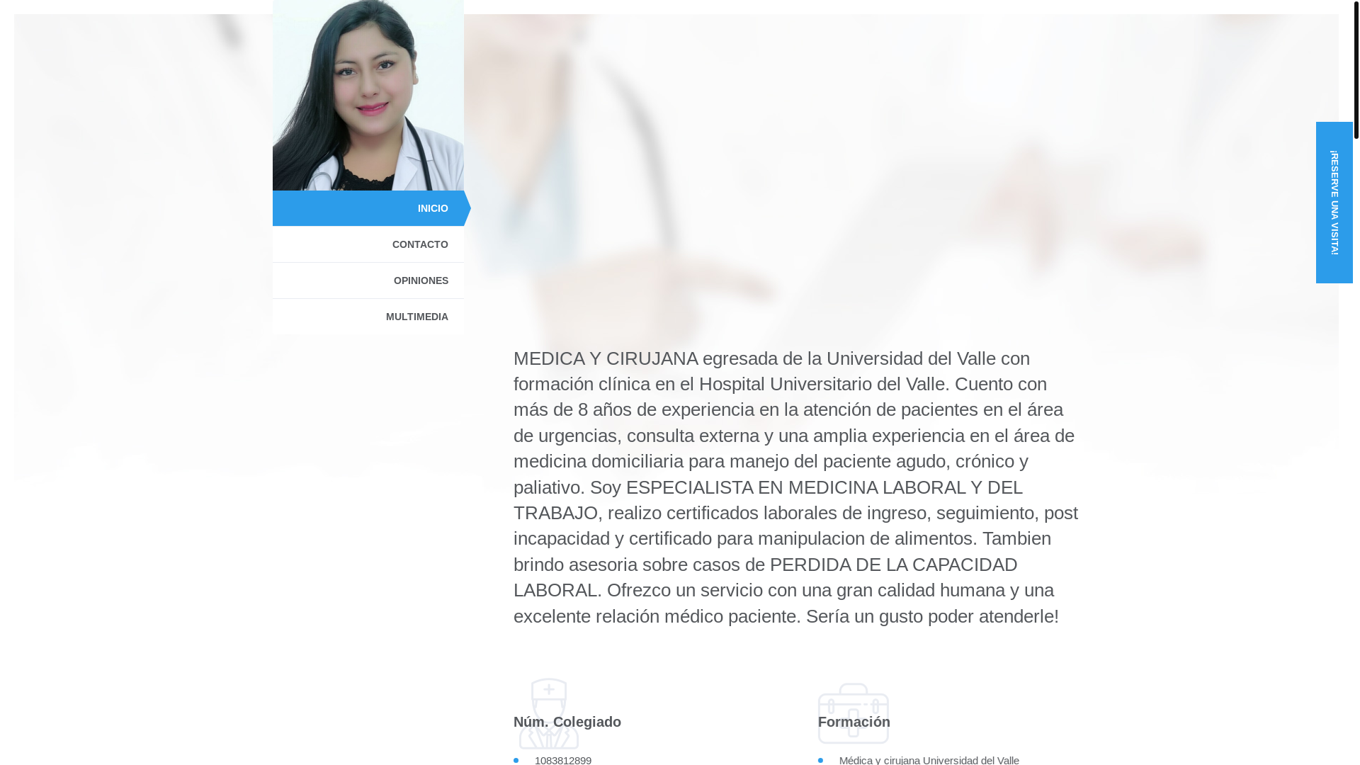 website screenshot of https://drachrisbolanos.com/