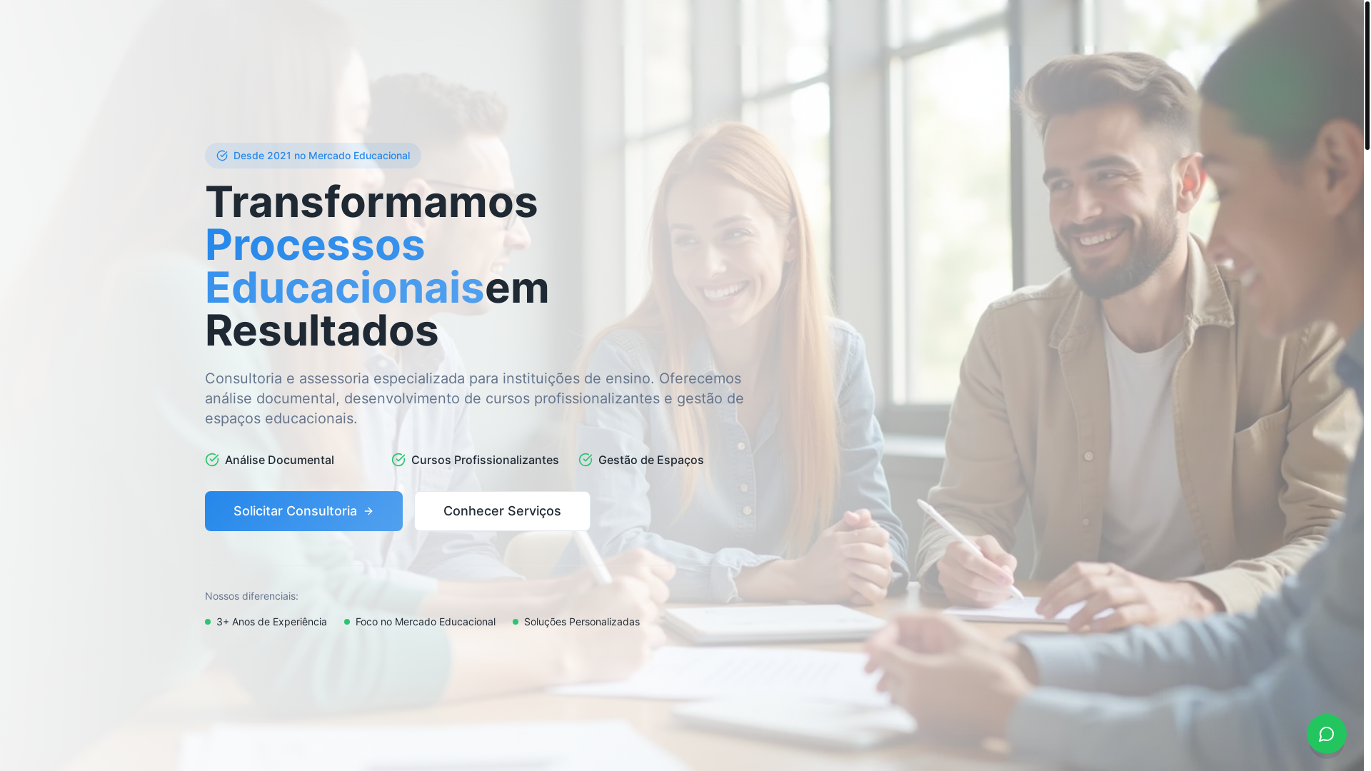 website screenshot of https://exactaeducacional.com.br/