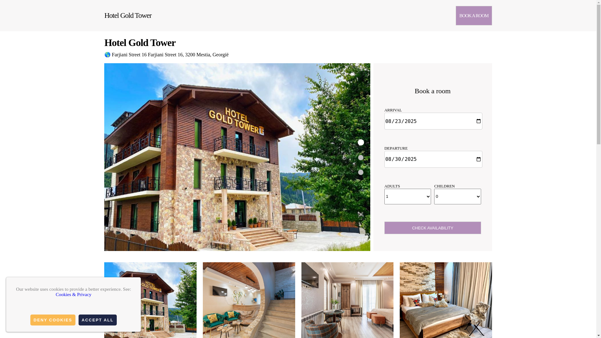 website screenshot of https://hotel-gold-tower-in-mestia.org.es/