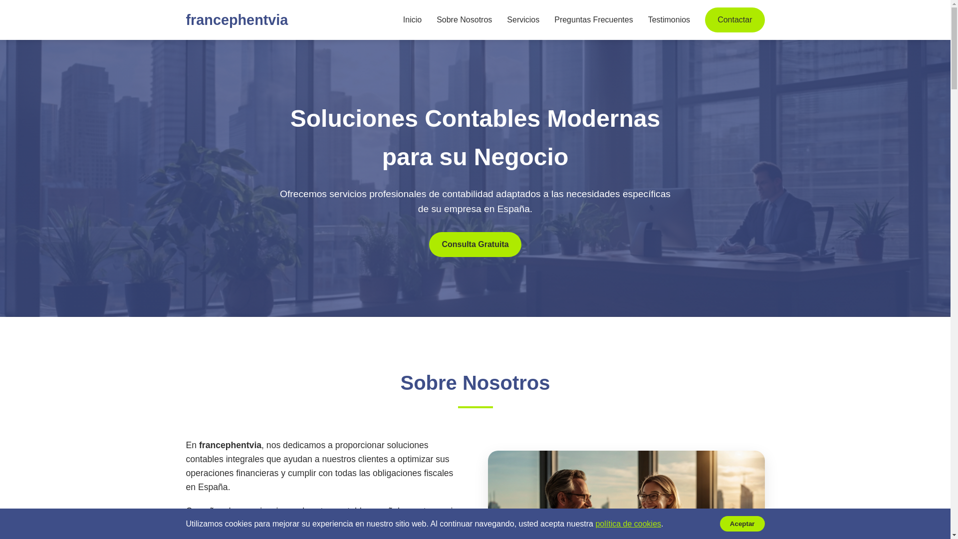 website screenshot of https://francephentvia.com/