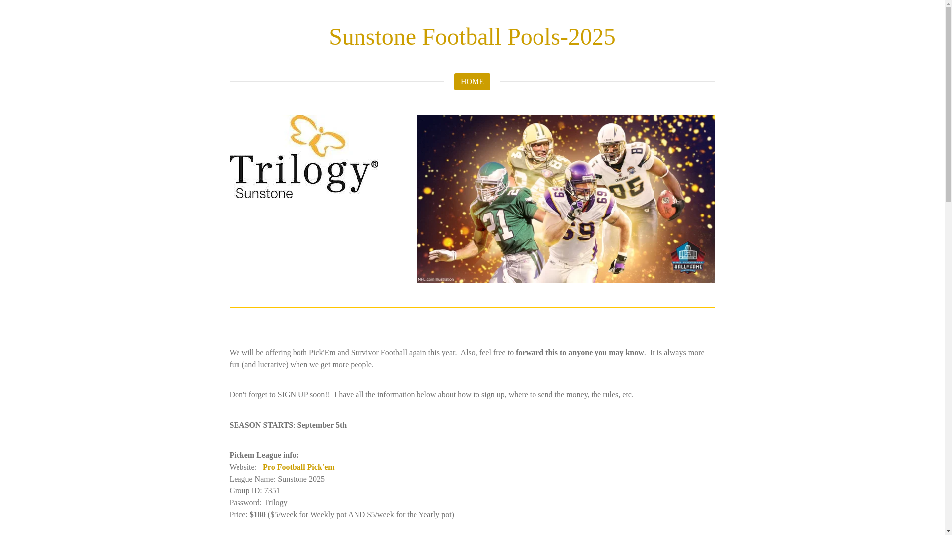 website screenshot of https://sunstonefootballpools.com/
