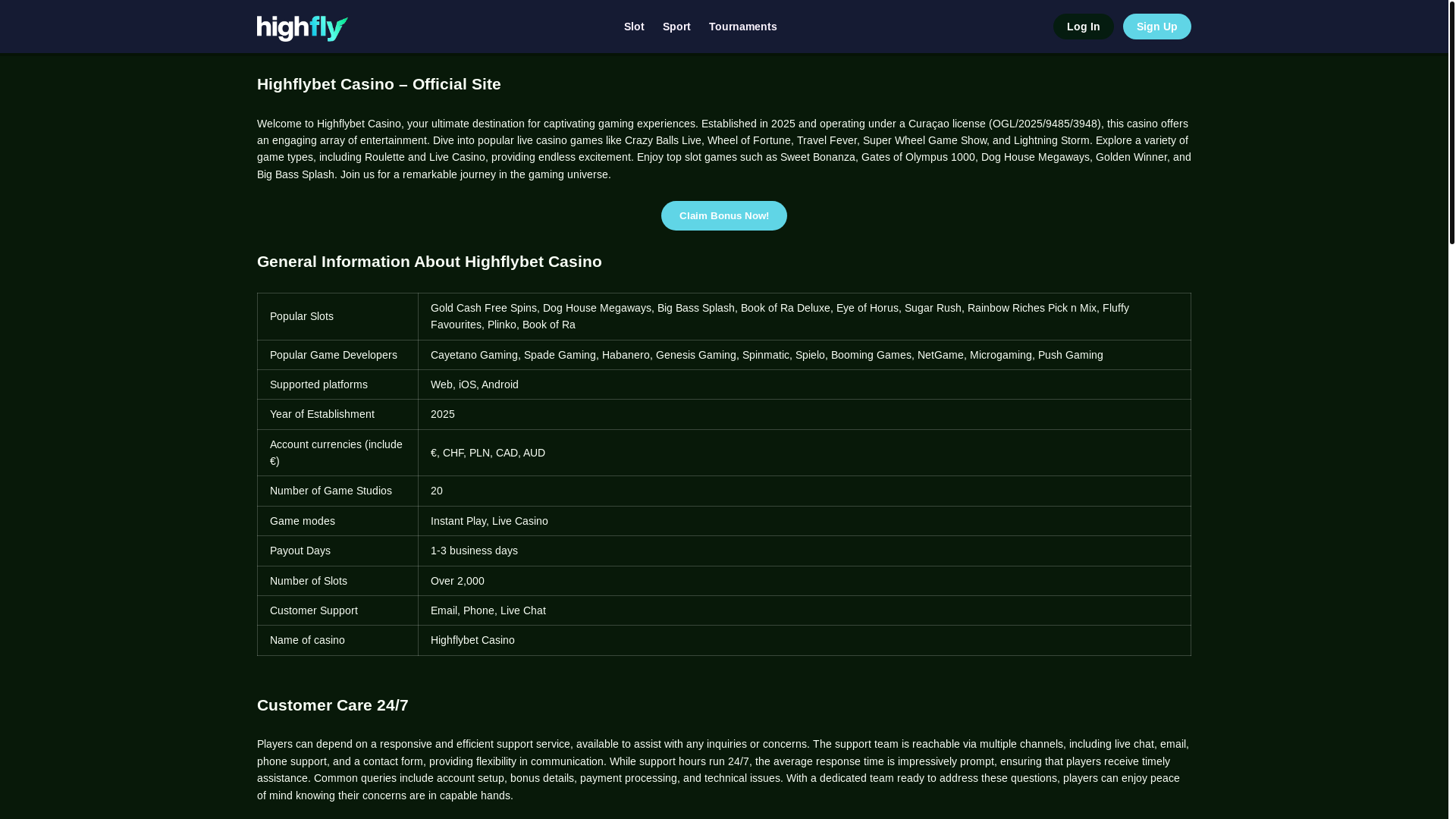 website screenshot of https://high-fly-bet-com.pages.dev/