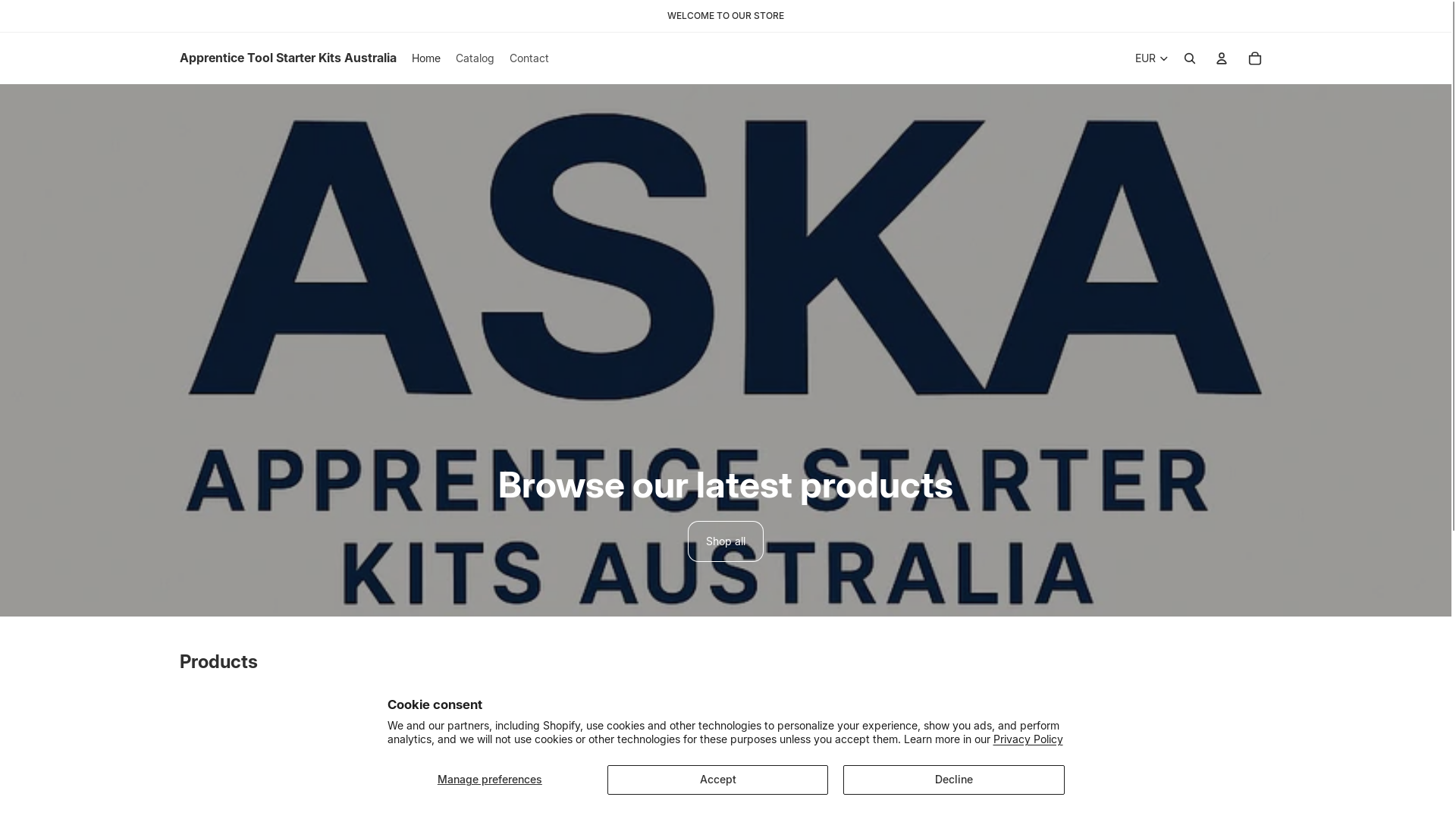 website screenshot of https://apprenticetoolstarterkitsaustralia.com.au/
