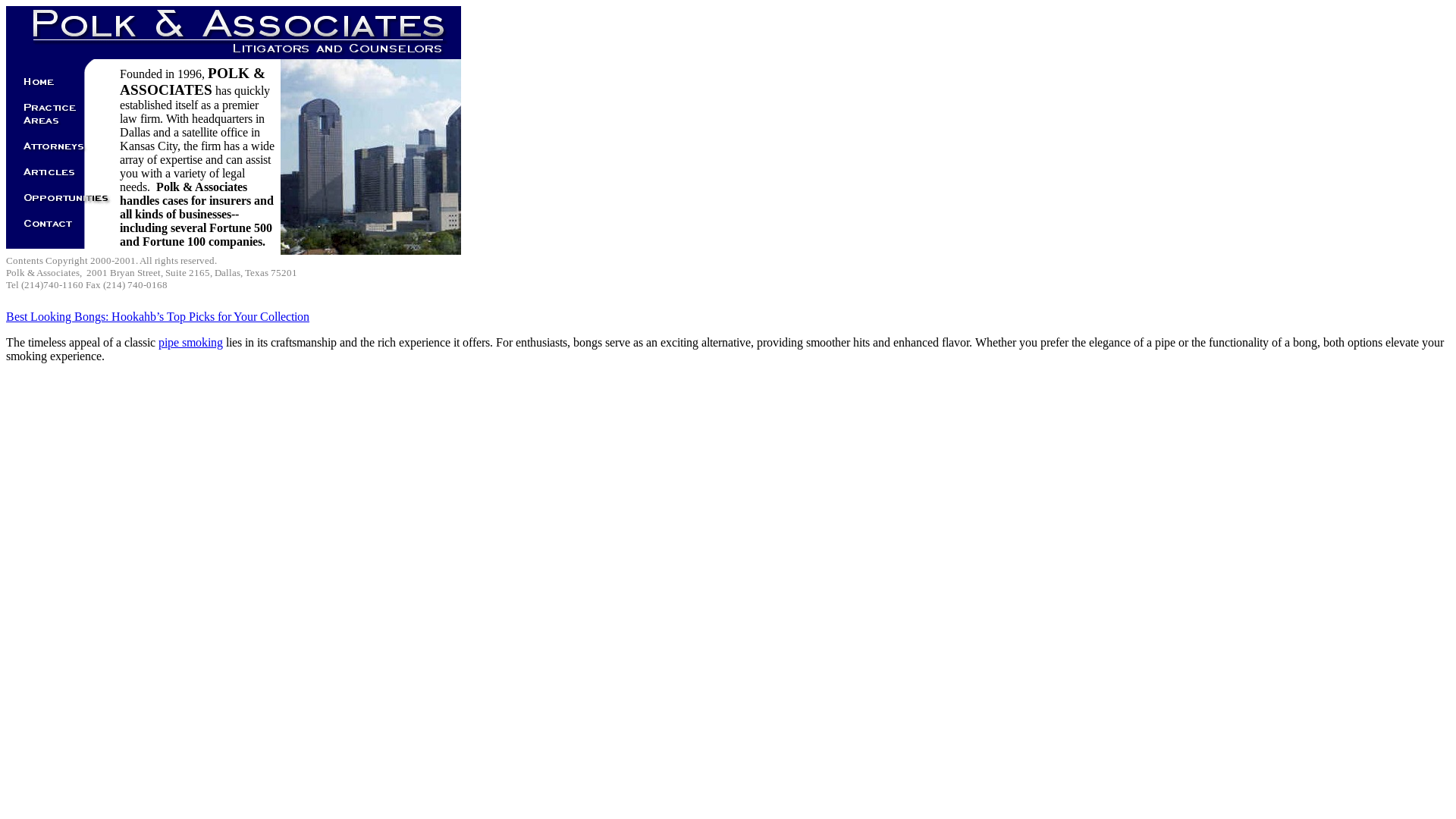 website screenshot of https://polkandassociates.pages.dev/