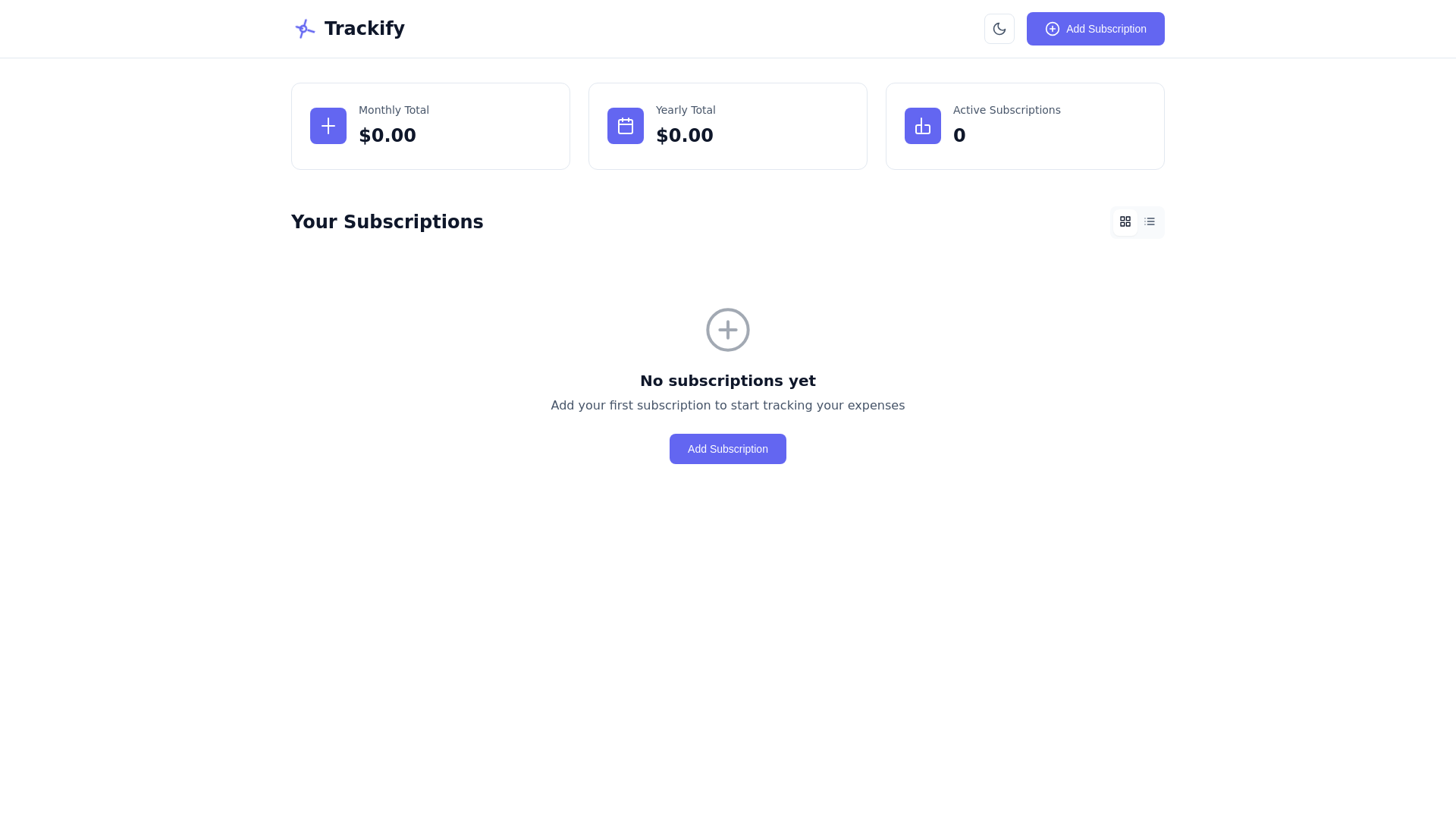 website screenshot of https://trackify.pages.dev/