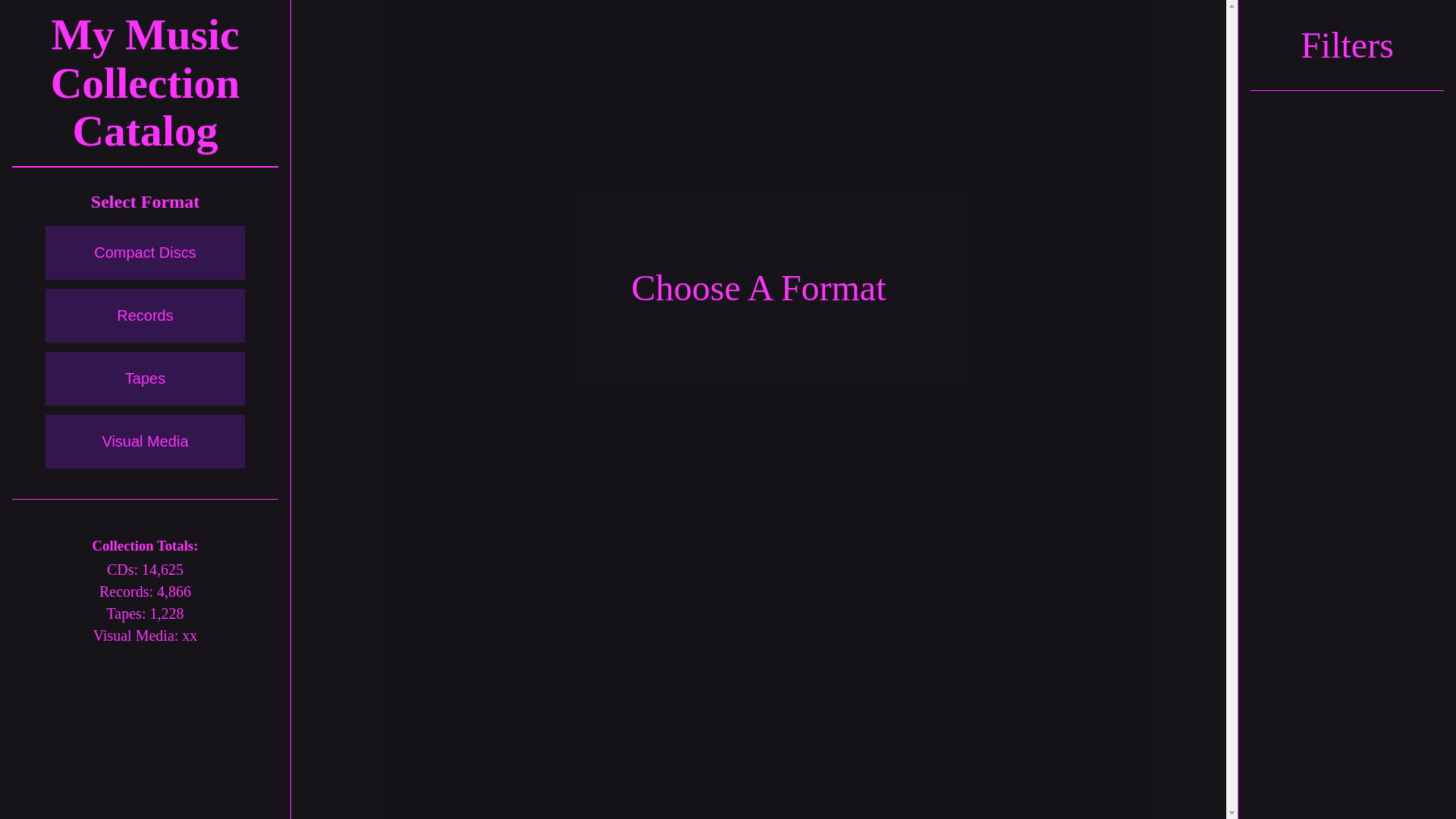 website screenshot of https://scmusicatalog.pages.dev/