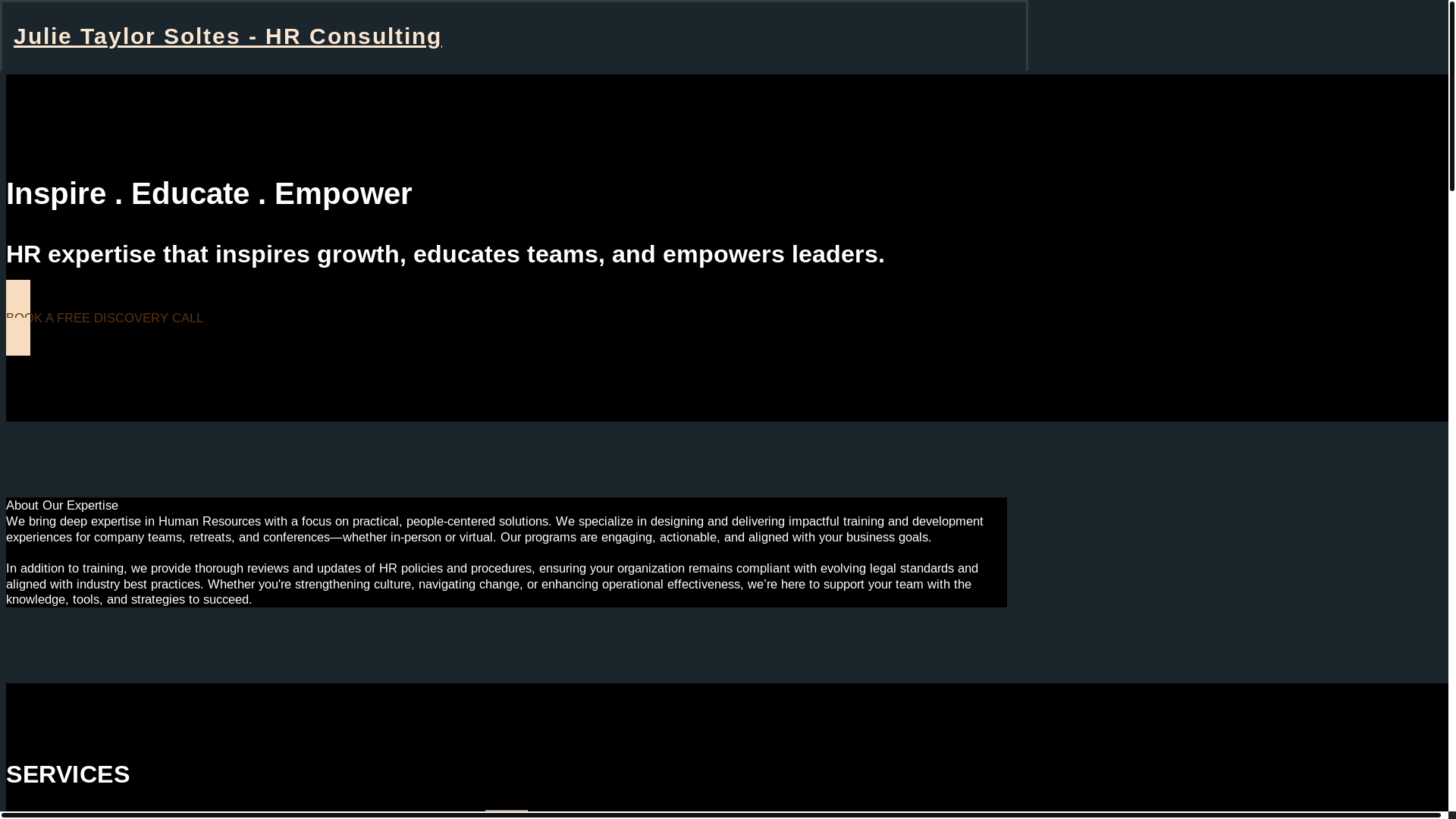 website screenshot of https://jts-hrconsulting.com/