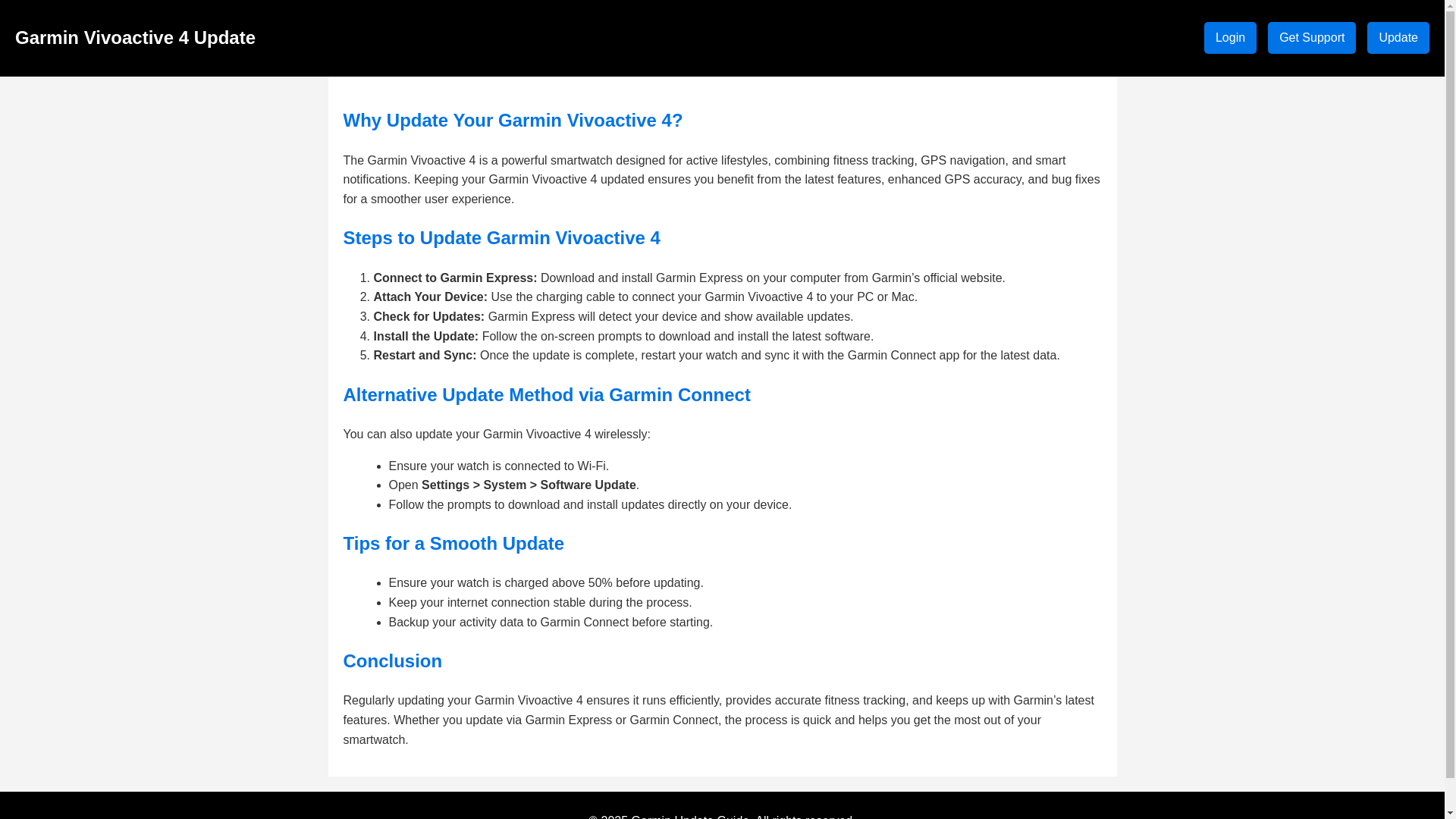 website screenshot of https://garmin-vivoactive-4.pages.dev/