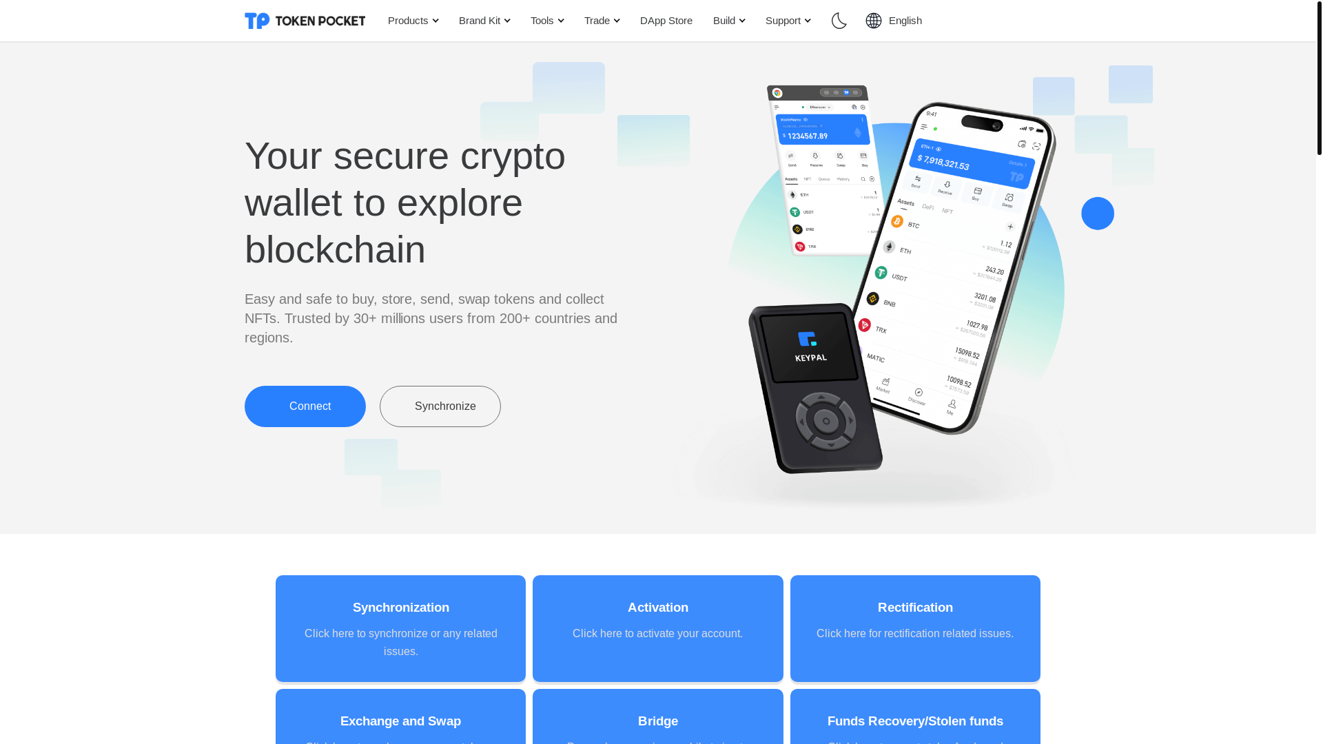 website screenshot of https://tokenpocketcn.pages.dev/