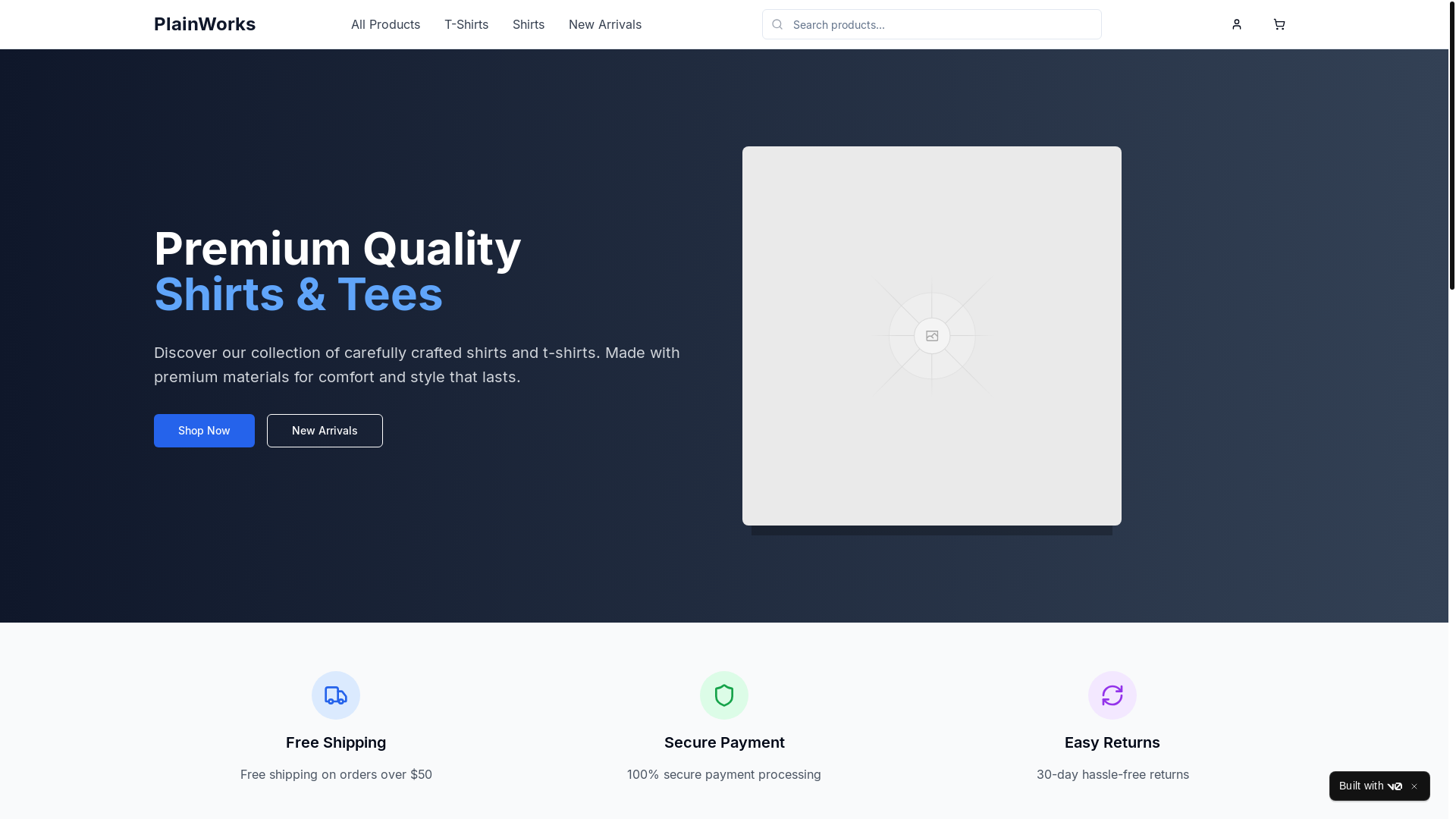 website screenshot of https://plainworks.uk/