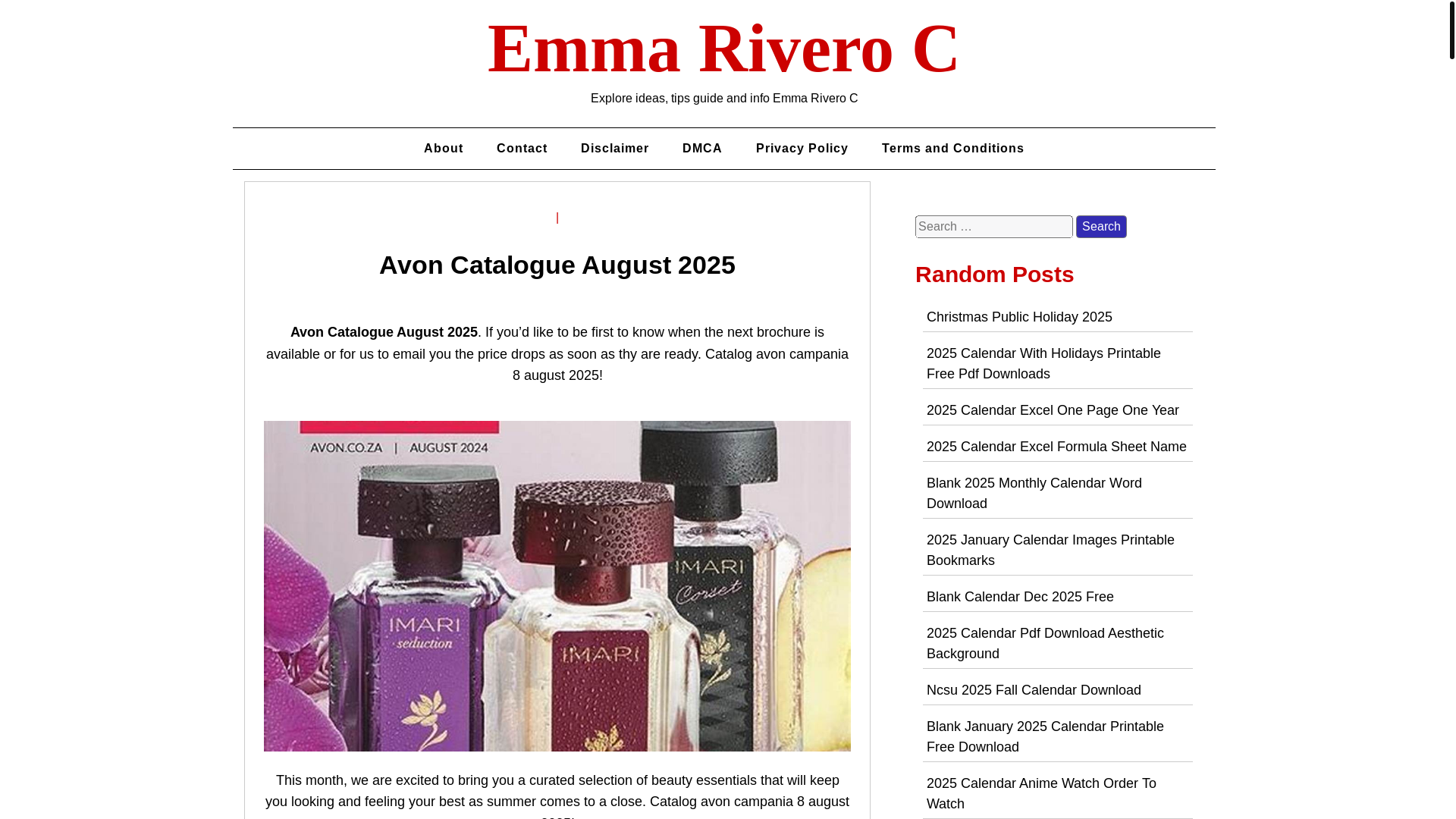 website screenshot of https://emmariveroc.pages.dev/