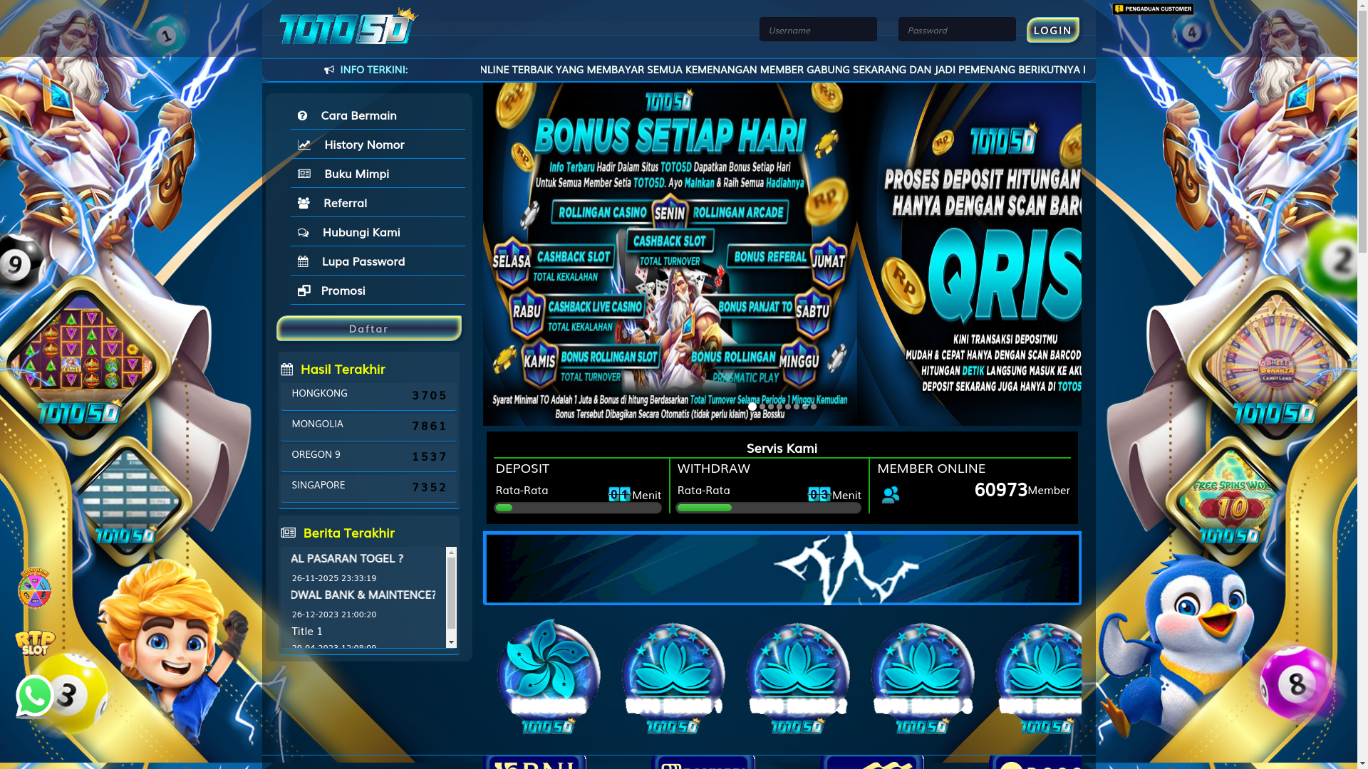 website screenshot of https://serunyabonus.com/