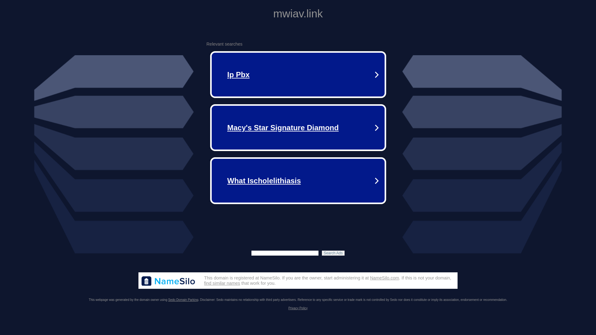 website screenshot of https://mwiav.link/