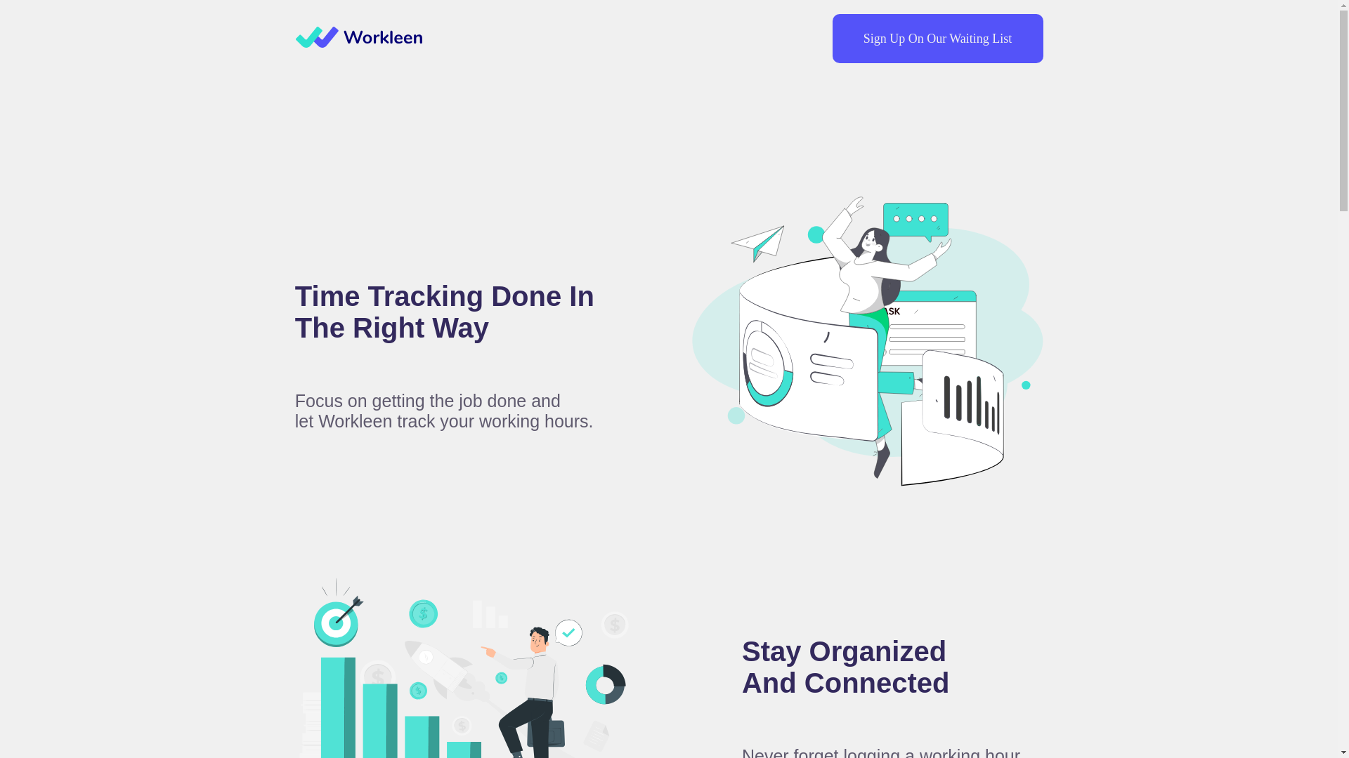 website screenshot of https://workleen-landing.pages.dev/