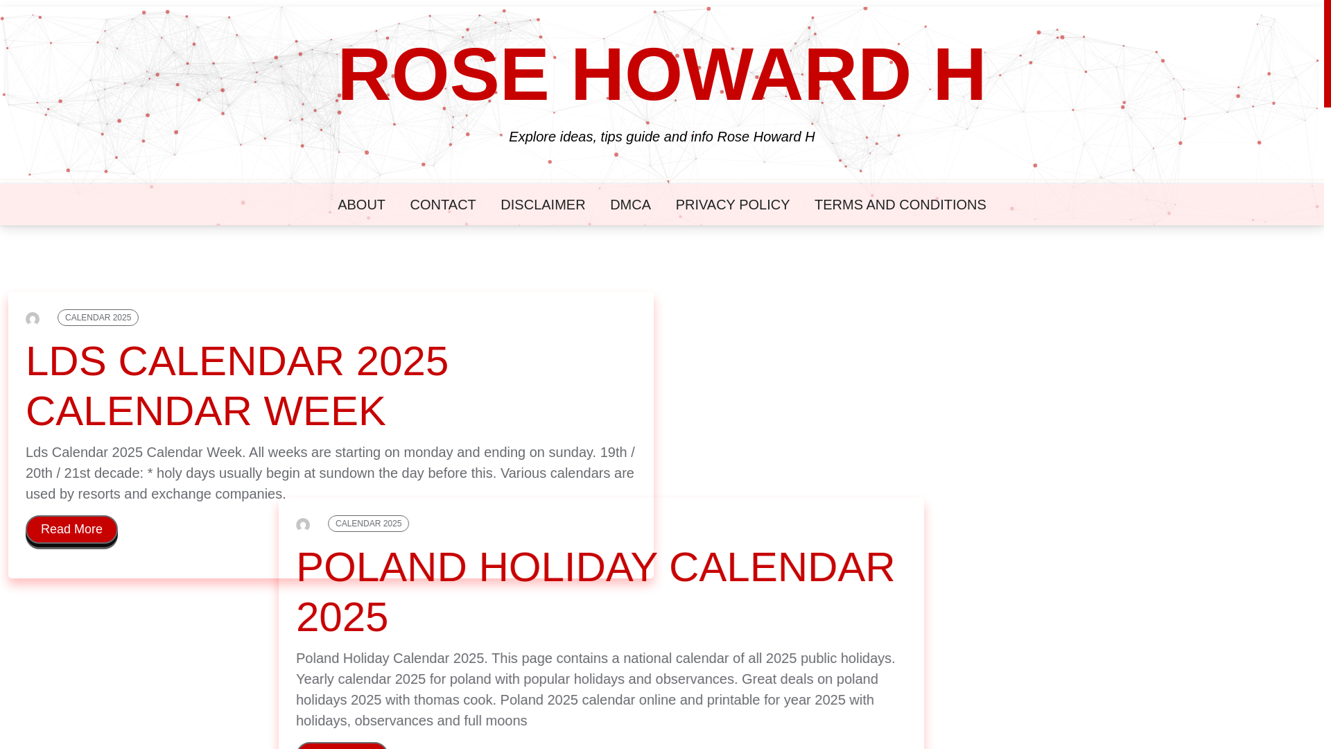 website screenshot of https://rosehowardh.pages.dev/