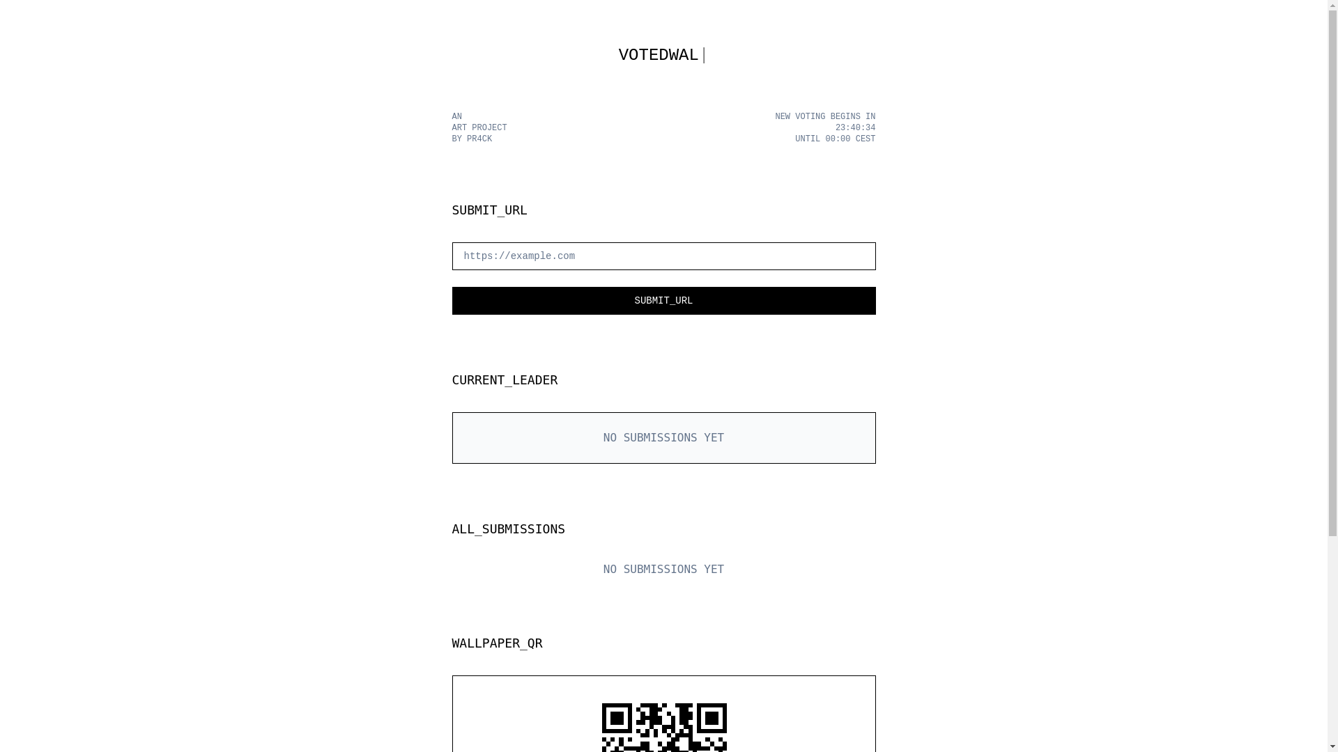 website screenshot of https://votedwallpaper.com/