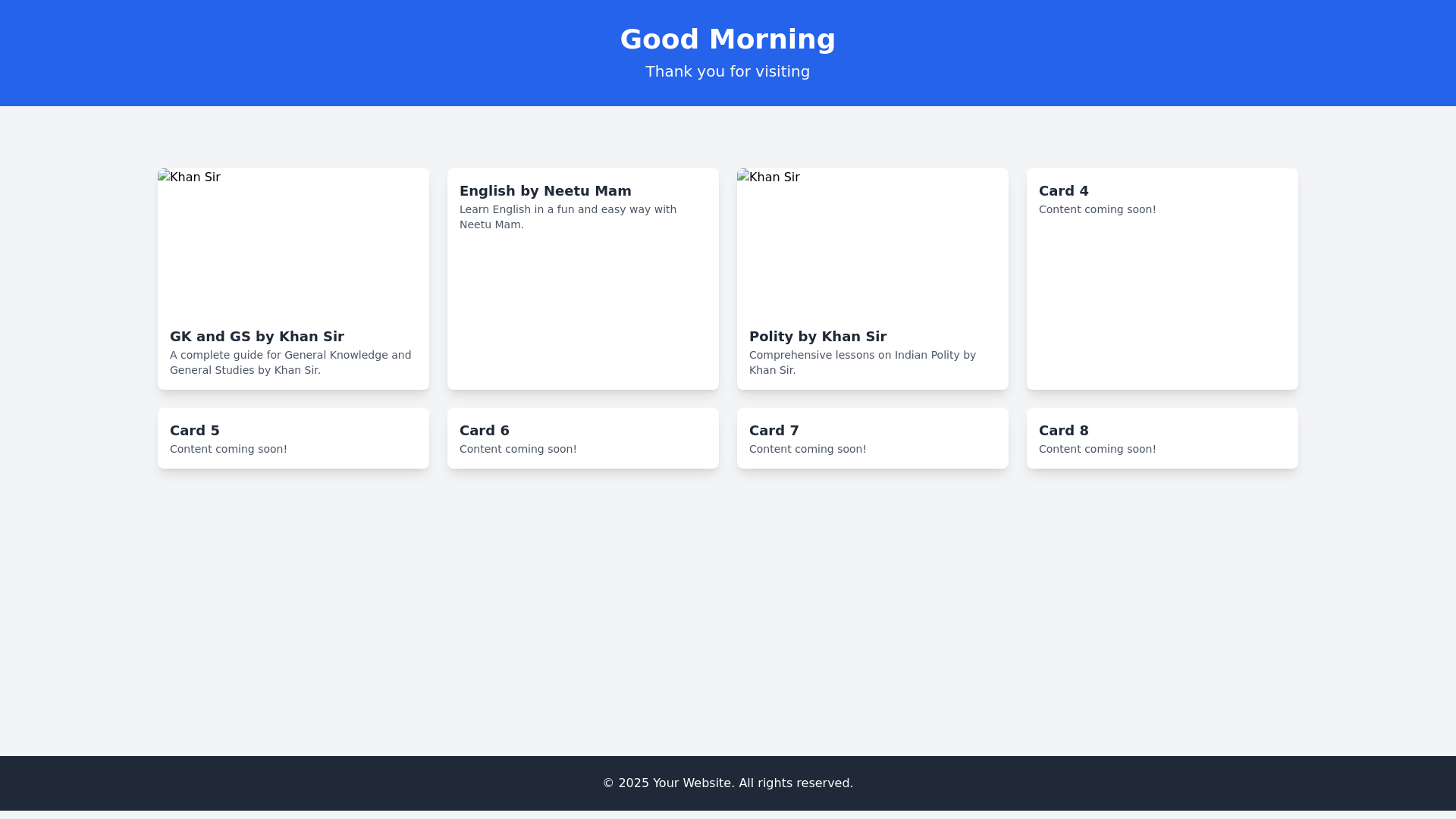 website screenshot of https://rishikantbhadwa.pages.dev/
