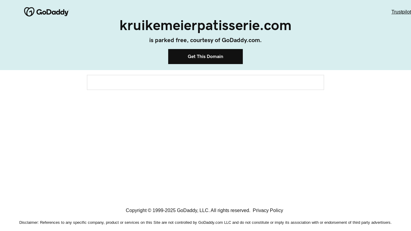 website screenshot of https://kruikemeierpatisserie.com/