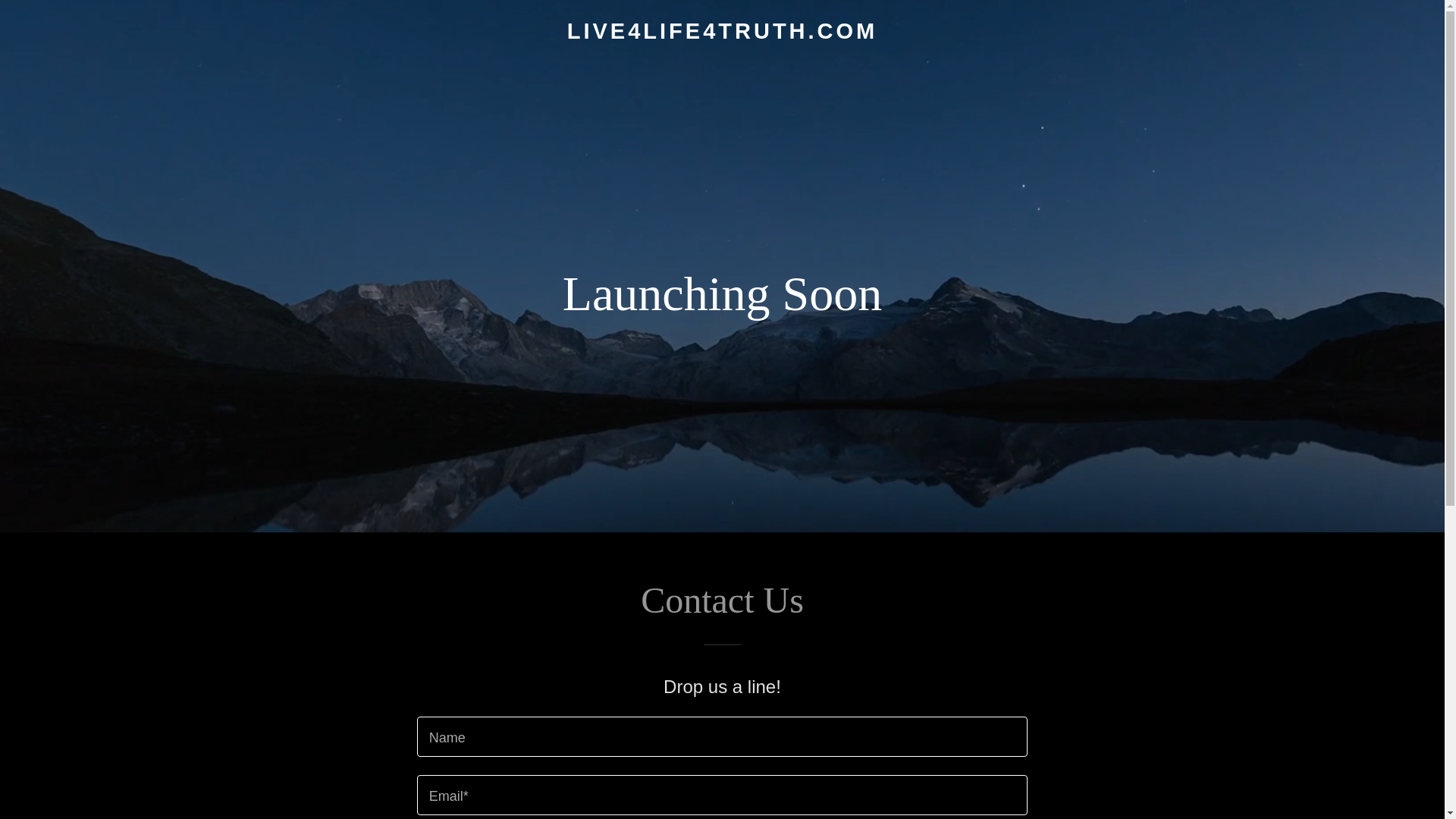 website screenshot of https://live4life4truth.com/