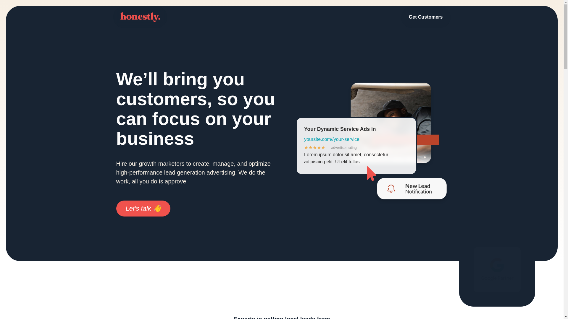 website screenshot of https://honestlydata.org/