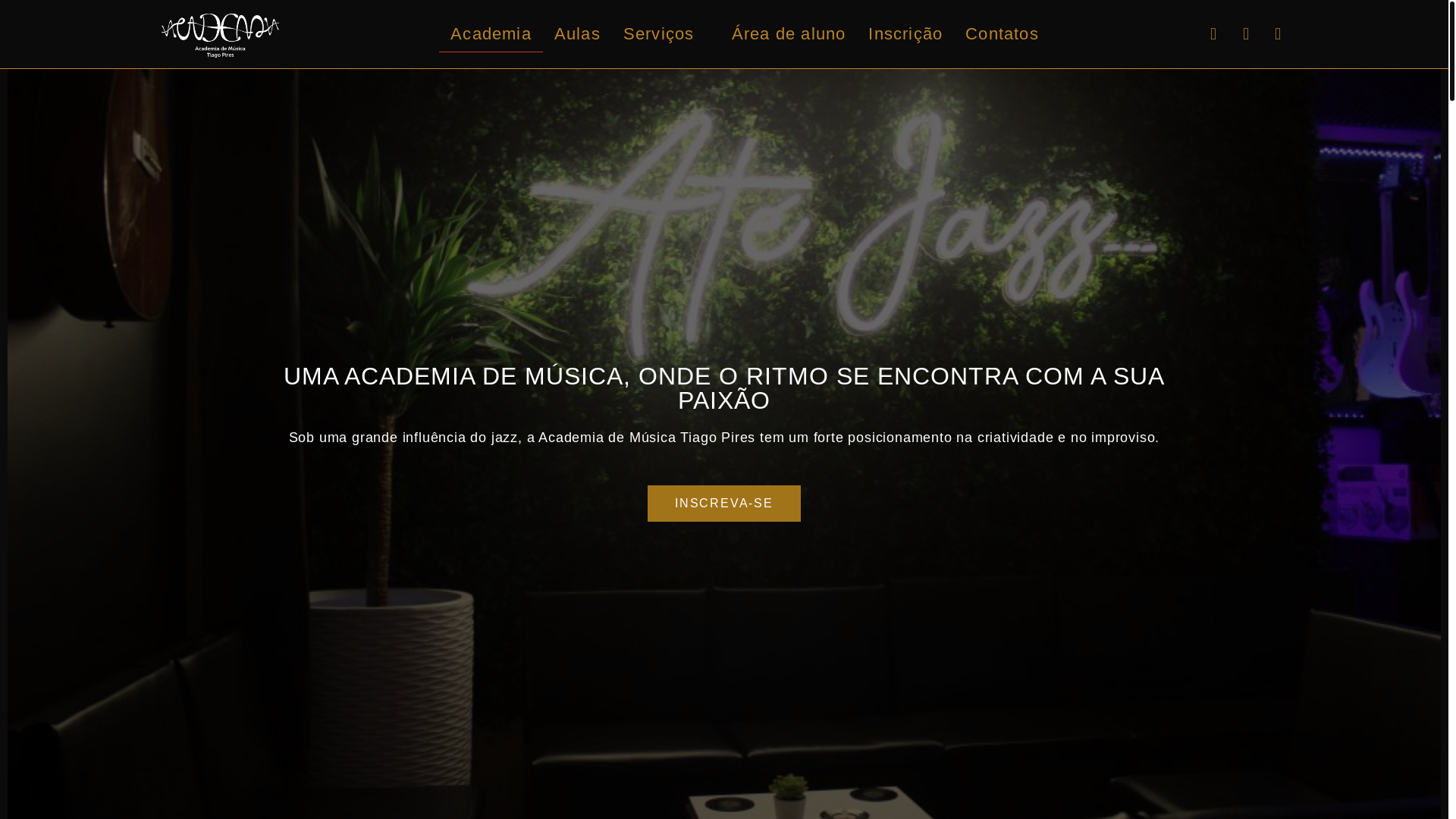 website screenshot of https://atejazzclub.com/