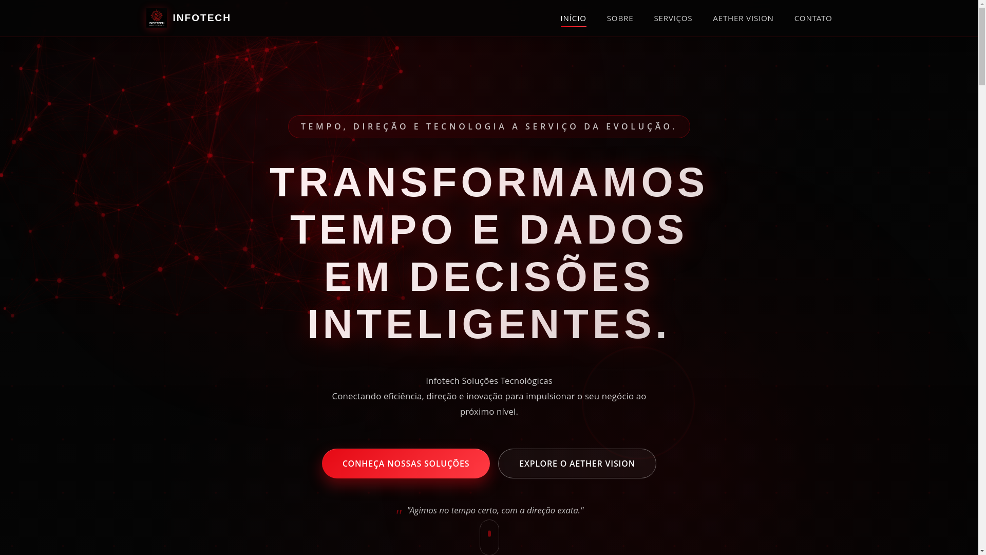 website screenshot of https://solucoesinfotech.com.br/