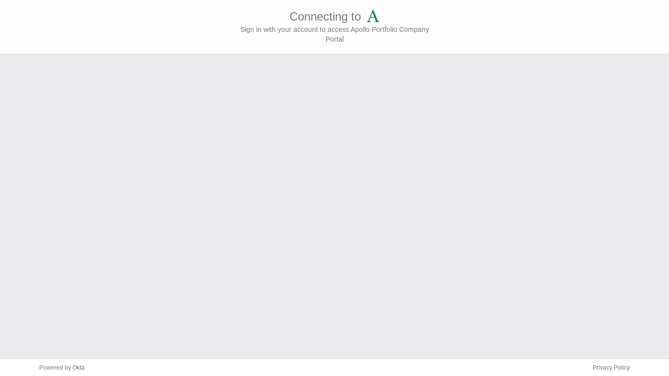 website screenshot of https://portfolio.apollo.com/