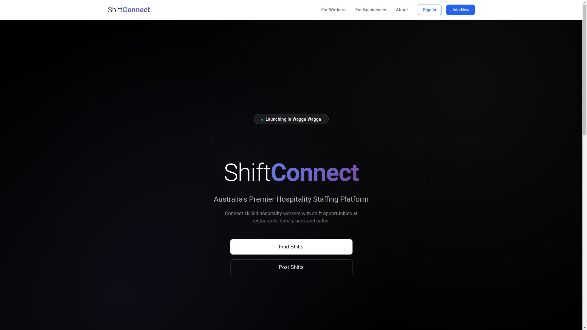 website screenshot of https://shiftconnect.pages.dev/