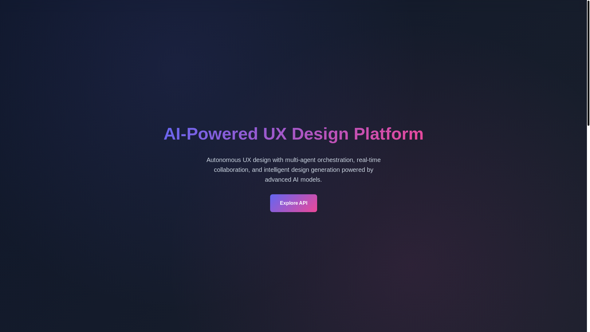 website screenshot of https://vulcan-ux-platform.pages.dev/