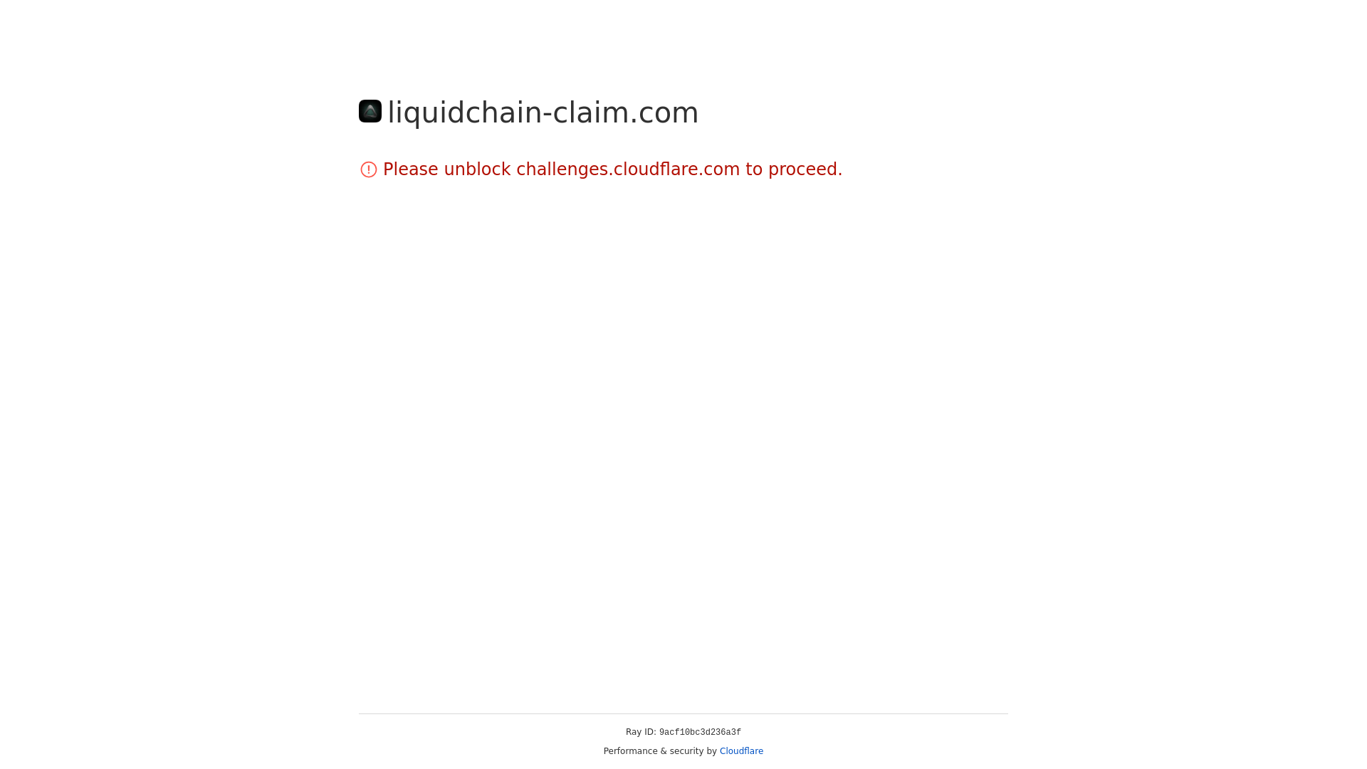 website screenshot of https://liquidchain-claim.com/