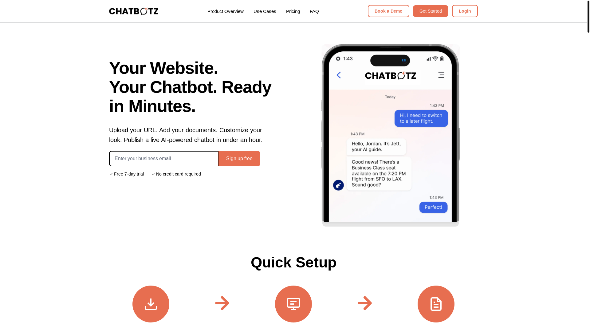 website screenshot of https://chatbotz.pages.dev/