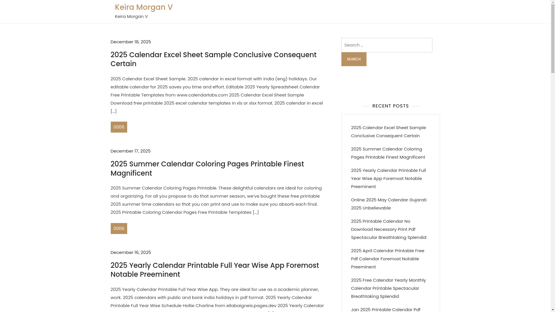website screenshot of https://keiramorganv.pages.dev/