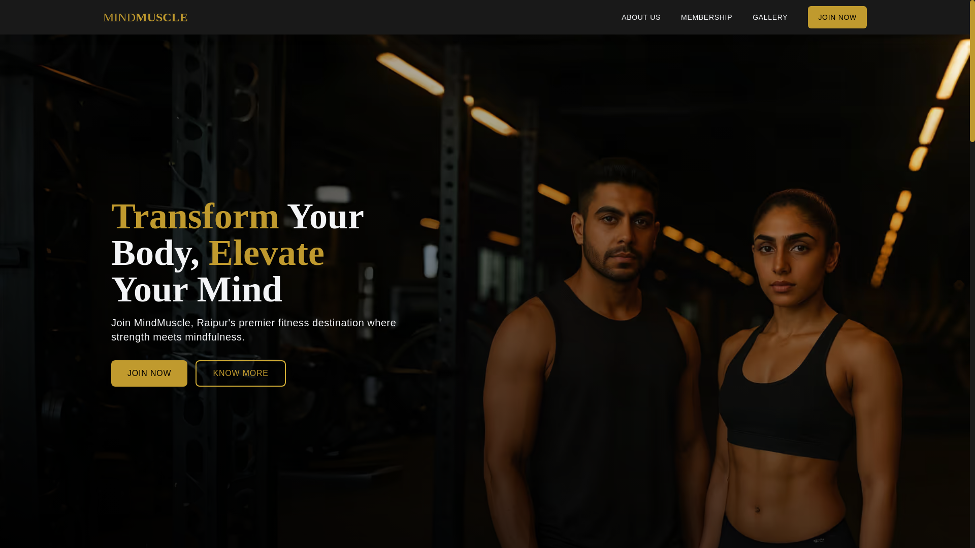 website screenshot of https://mindmuscle.pages.dev/
