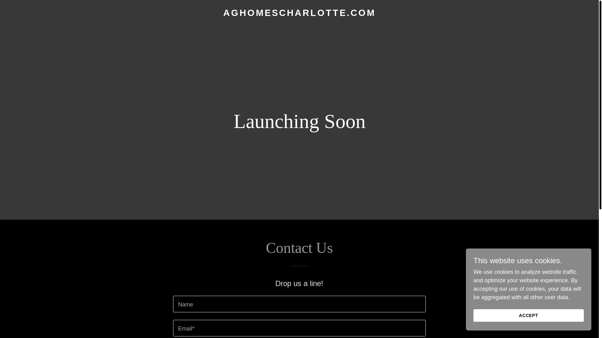 website screenshot of https://aghomescharlotte.com/
