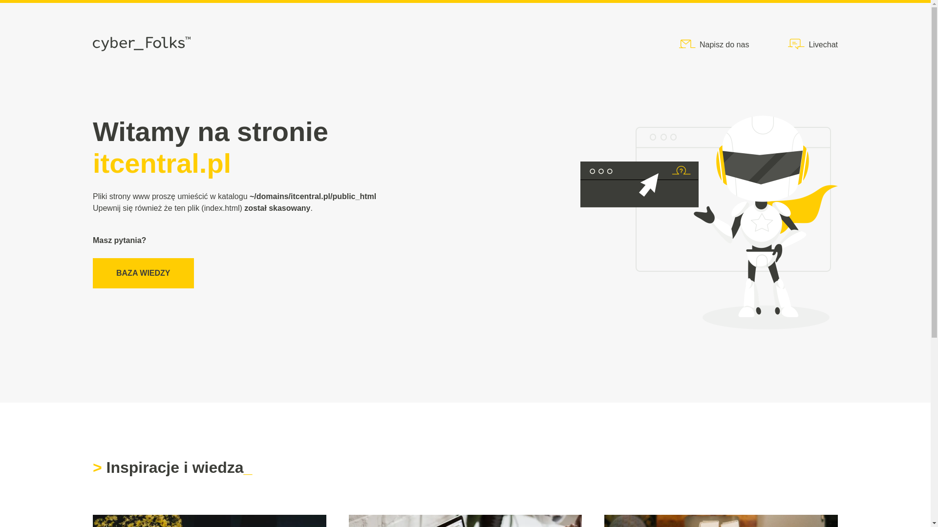 website screenshot of https://itcentral.pl/