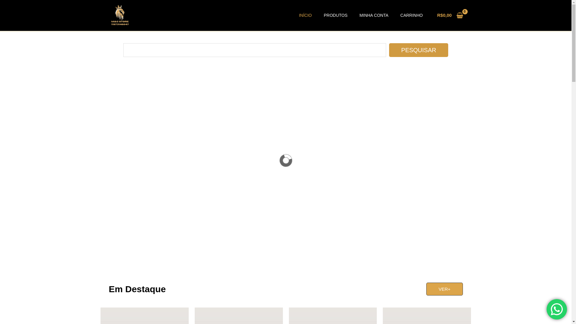 website screenshot of https://mcstore1912.com.br/