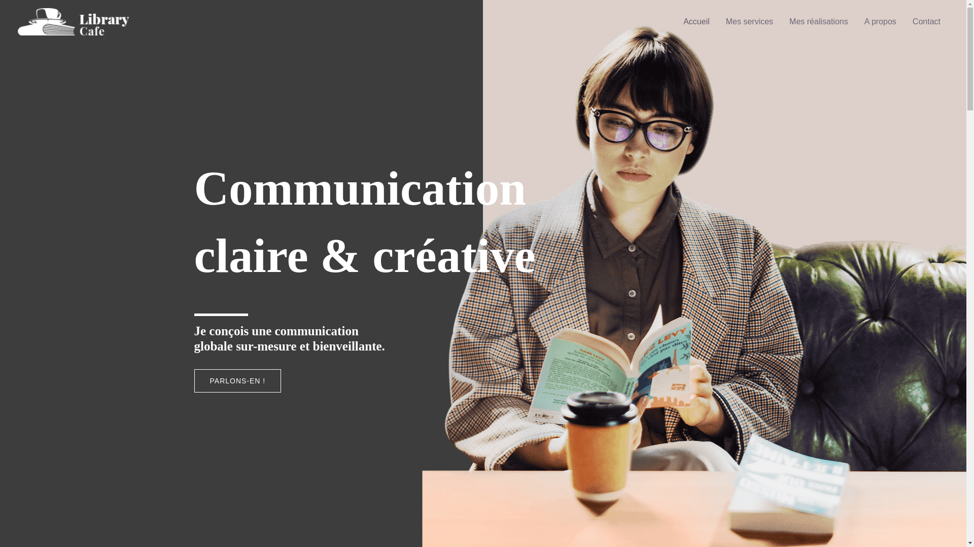 website screenshot of https://pauline-communication.fr/