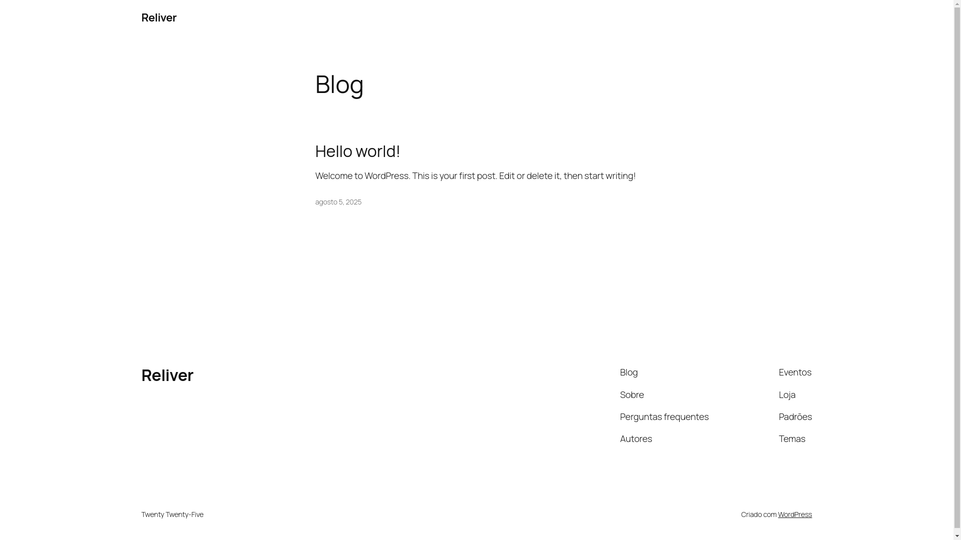 website screenshot of https://reliver-premium.shop/