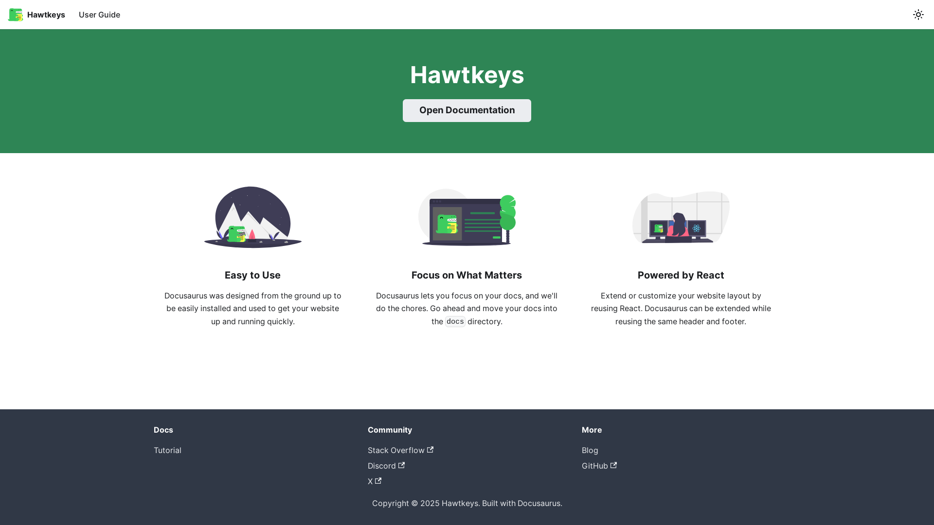 website screenshot of https://hawtkeys-docs.pages.dev/